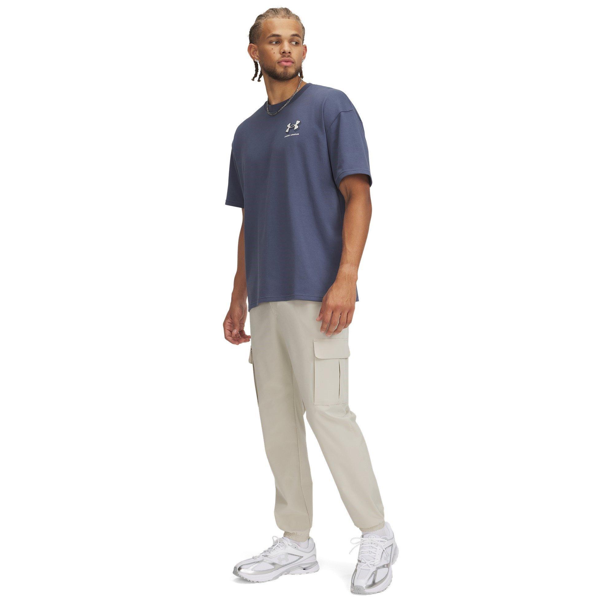 Khaki Basis - Under Armour - Men's Vibe Closed Hem Fleece Joggers - 3
