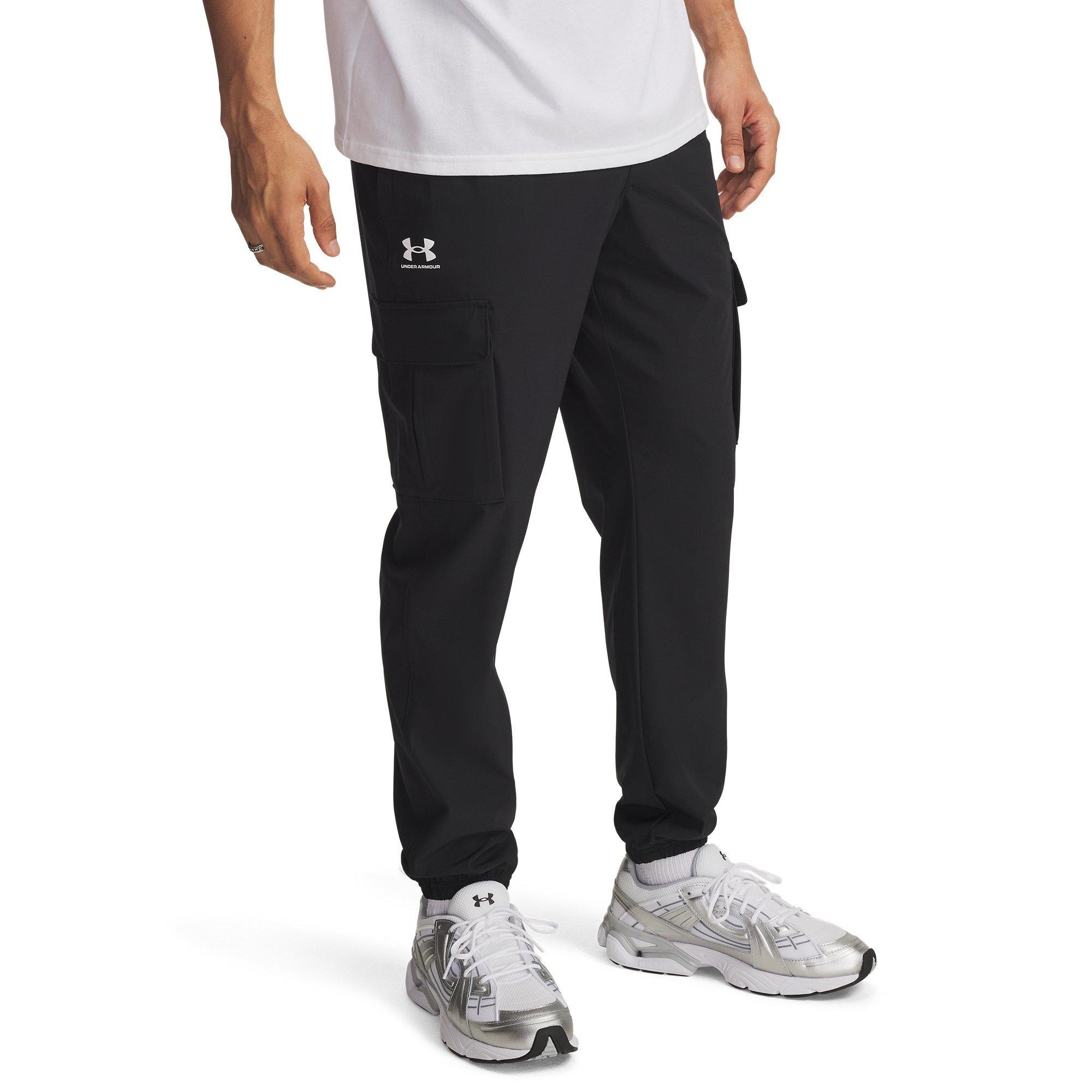 Negro/Blanco - Under Armour - Men's Vibe Closed Hem Fleece Joggers - 3
