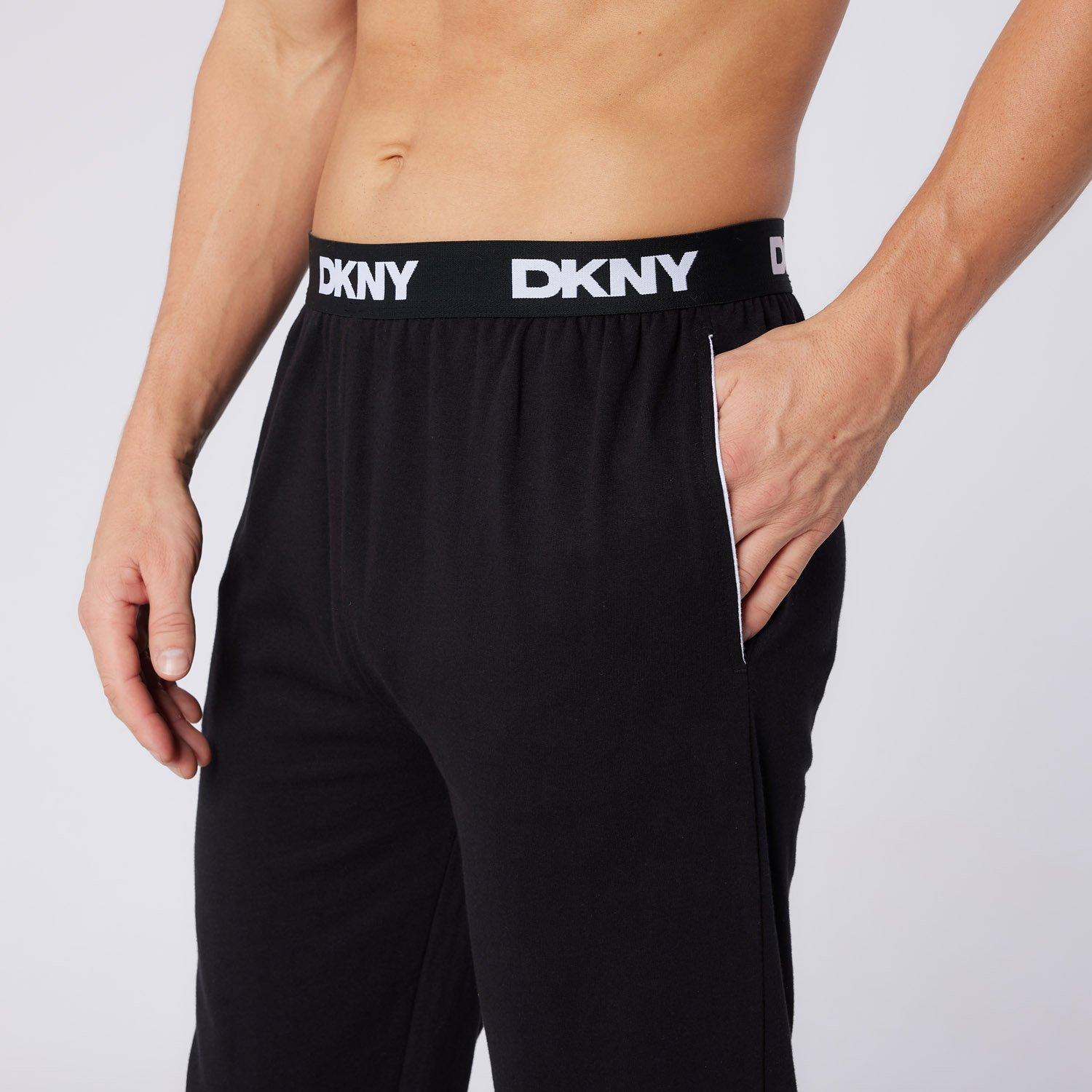 Black - DKNY - Mens Lounge Pants Eagles - 5