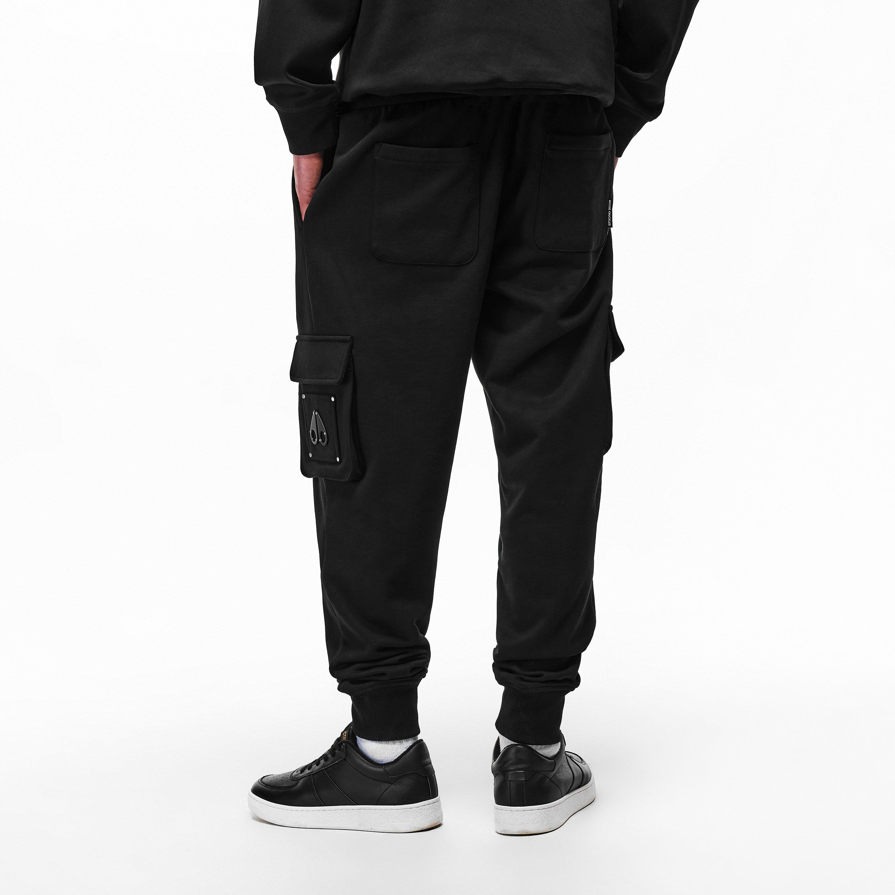 Black - Moose Knuckles - Men's Hartsfield Closed Hem Fleece Joggers - 4