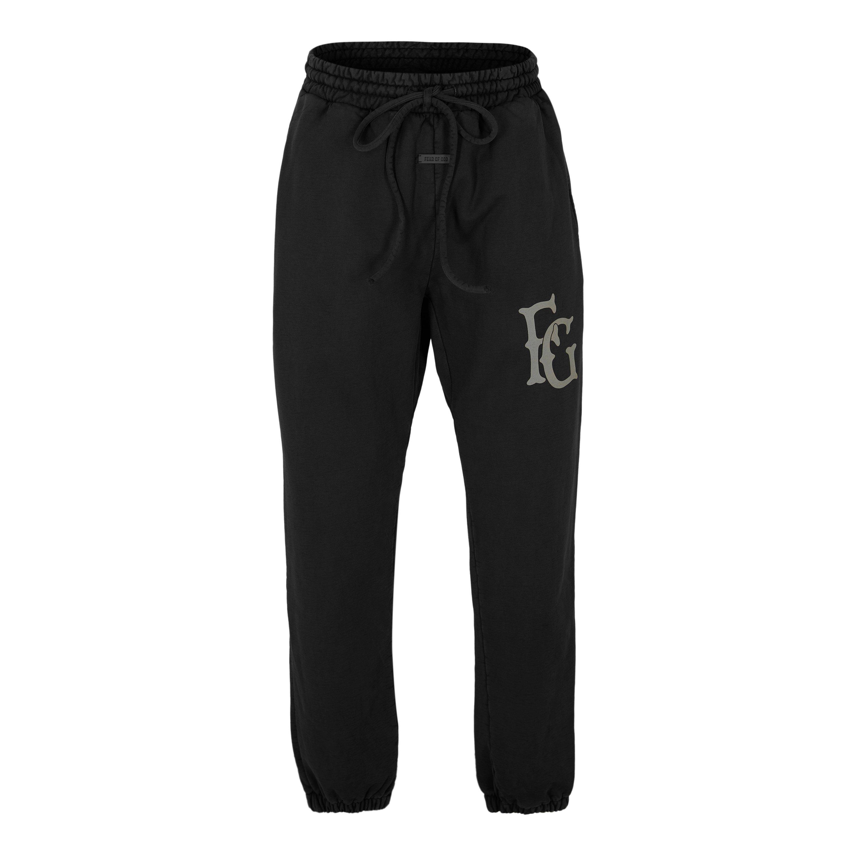Black - Fear Of God - Men's Closed Hem Fleece Jogging Bottoms - 1