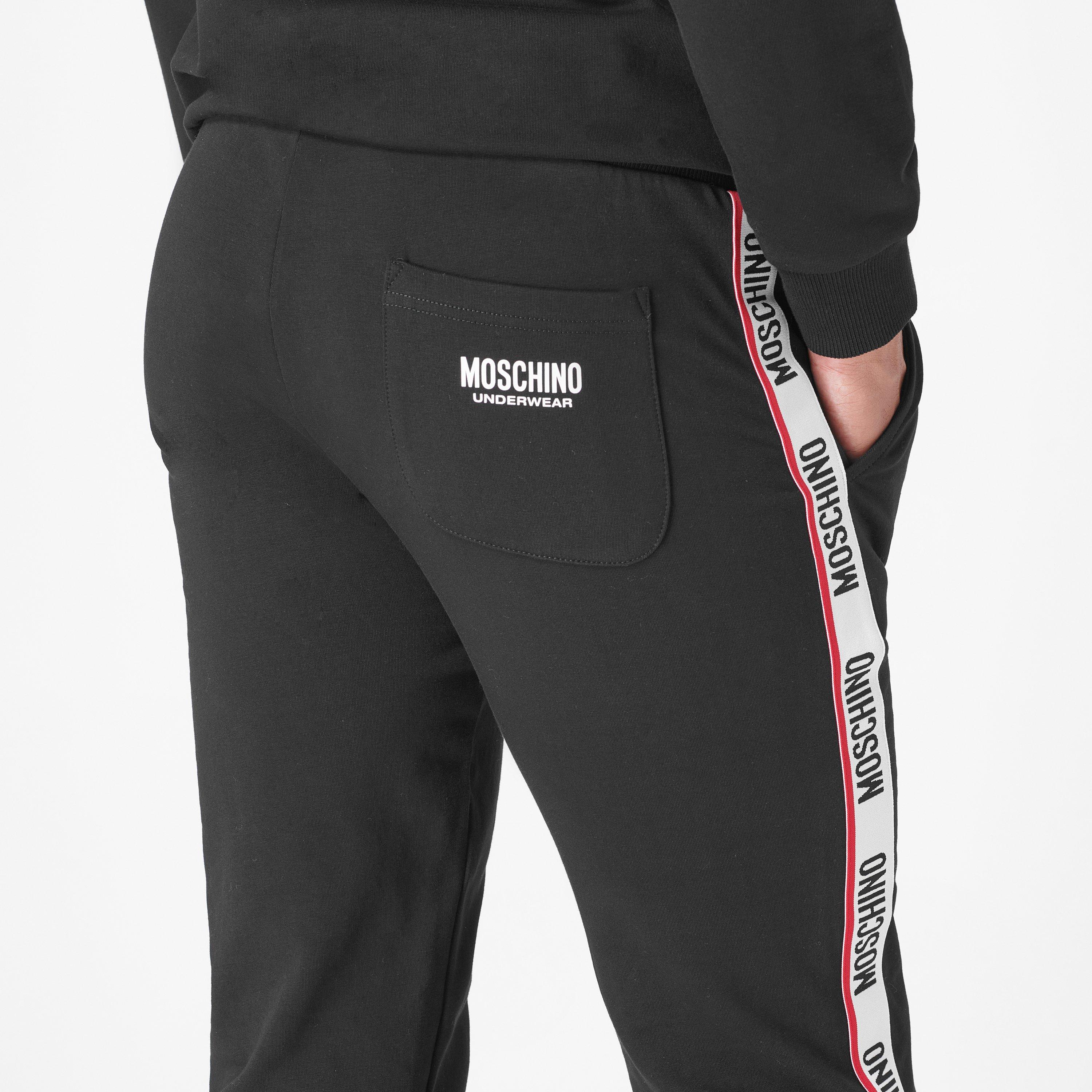 Moschino Underwear | Logo Tape Jogging Bottoms | Closed Hem Fleece Jogging  Bottoms | USC