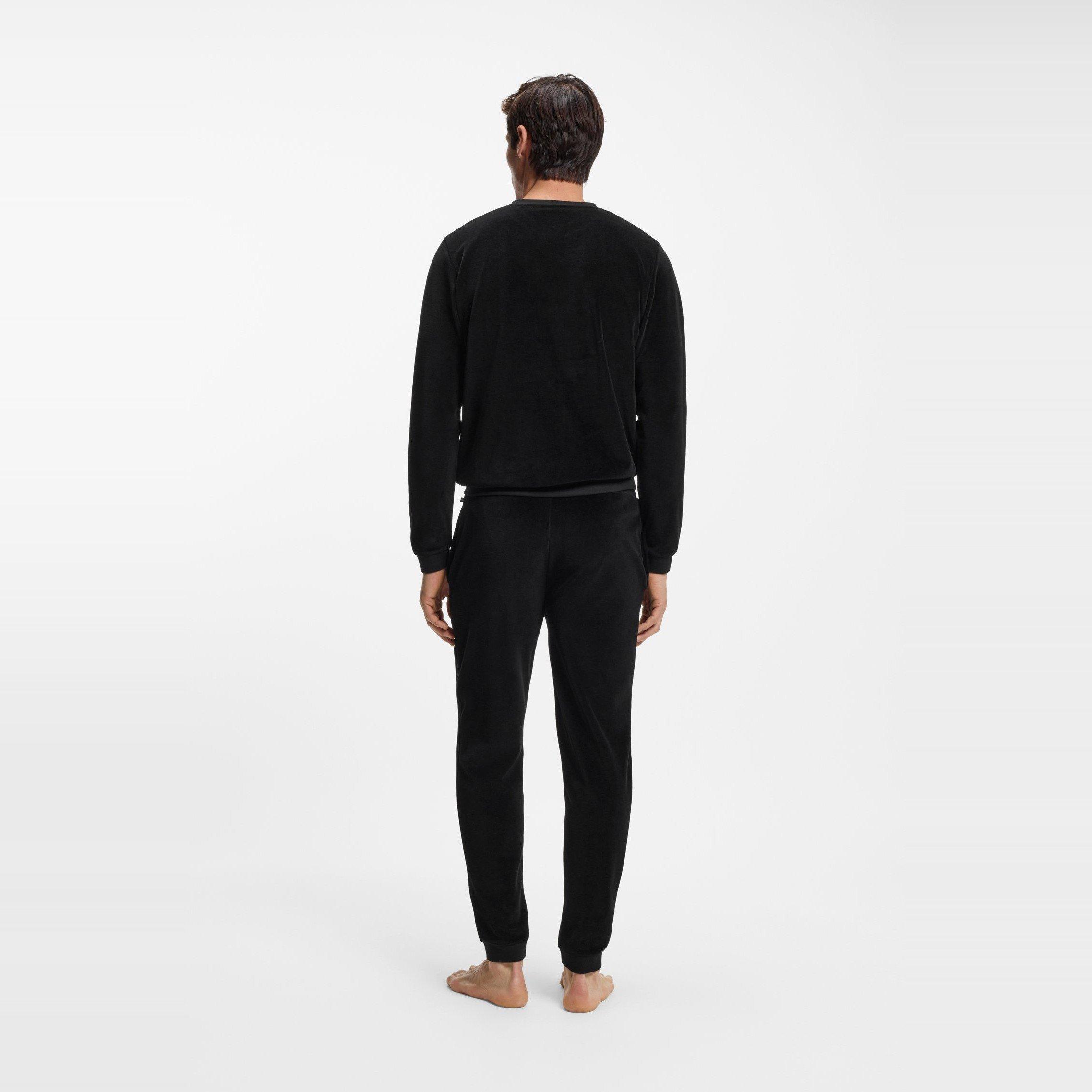 Black - Hugo - Hugo Velour Pants 10275198 01 - 3