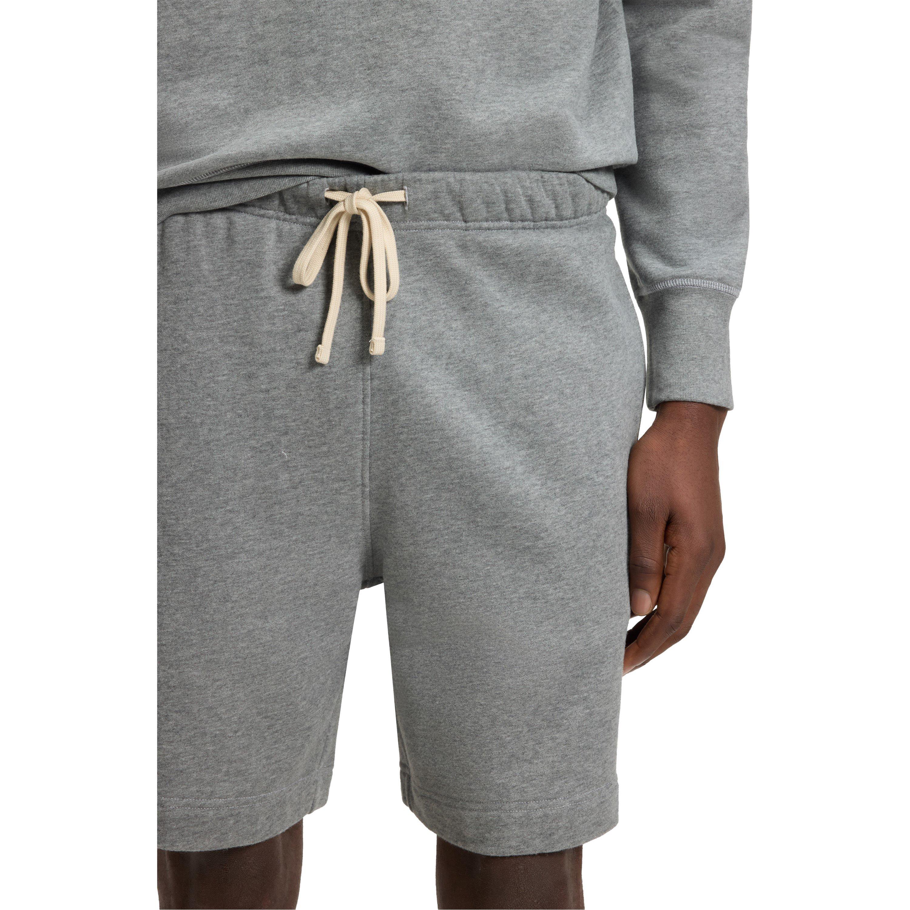 Silver 045 - Boss - Men's Double Breasted Pant Oversized Fit Shorts - 4