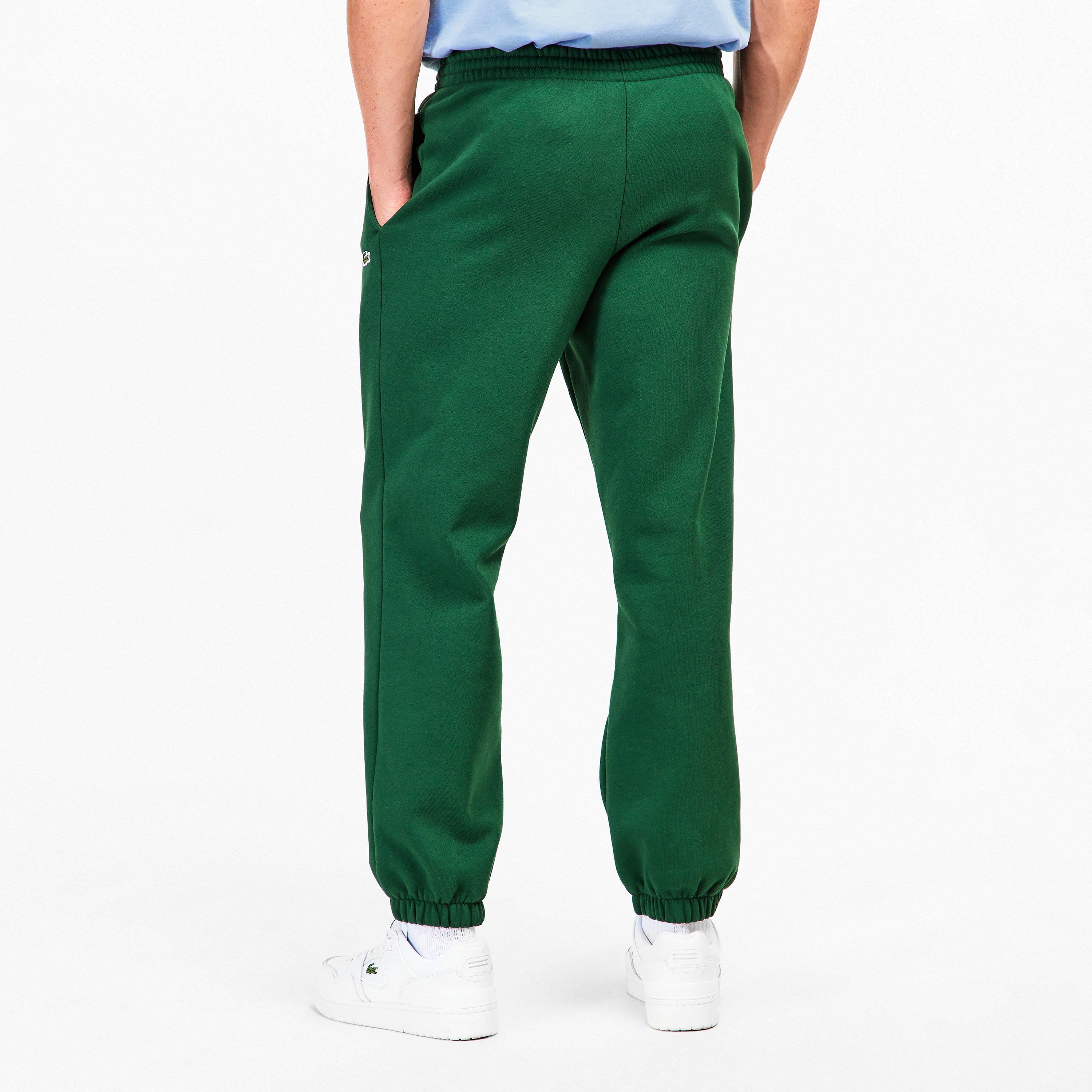 Green 132 - Lacoste - Men's Basic Fleece Jogging Bottoms - 4