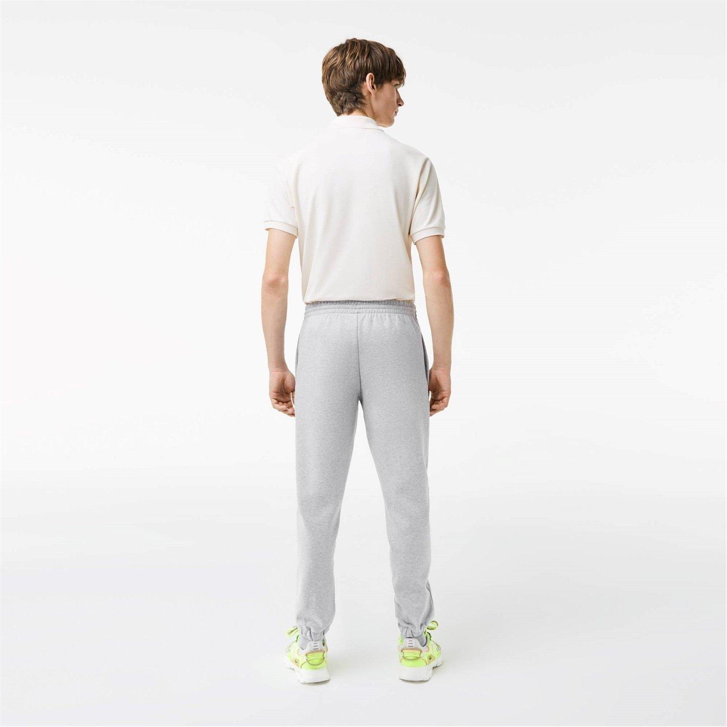 Light Grey CCA - Lacoste - Men's Basic Fleece Jogging Bottoms - 4