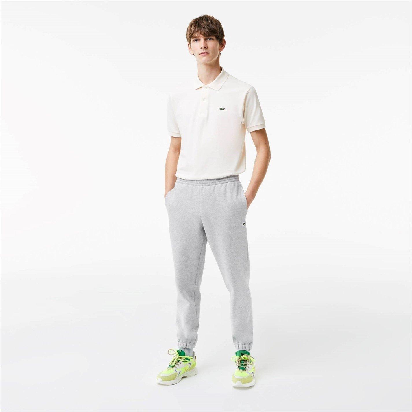 Light Grey CCA - Lacoste - Men's Basic Fleece Jogging Bottoms - 7