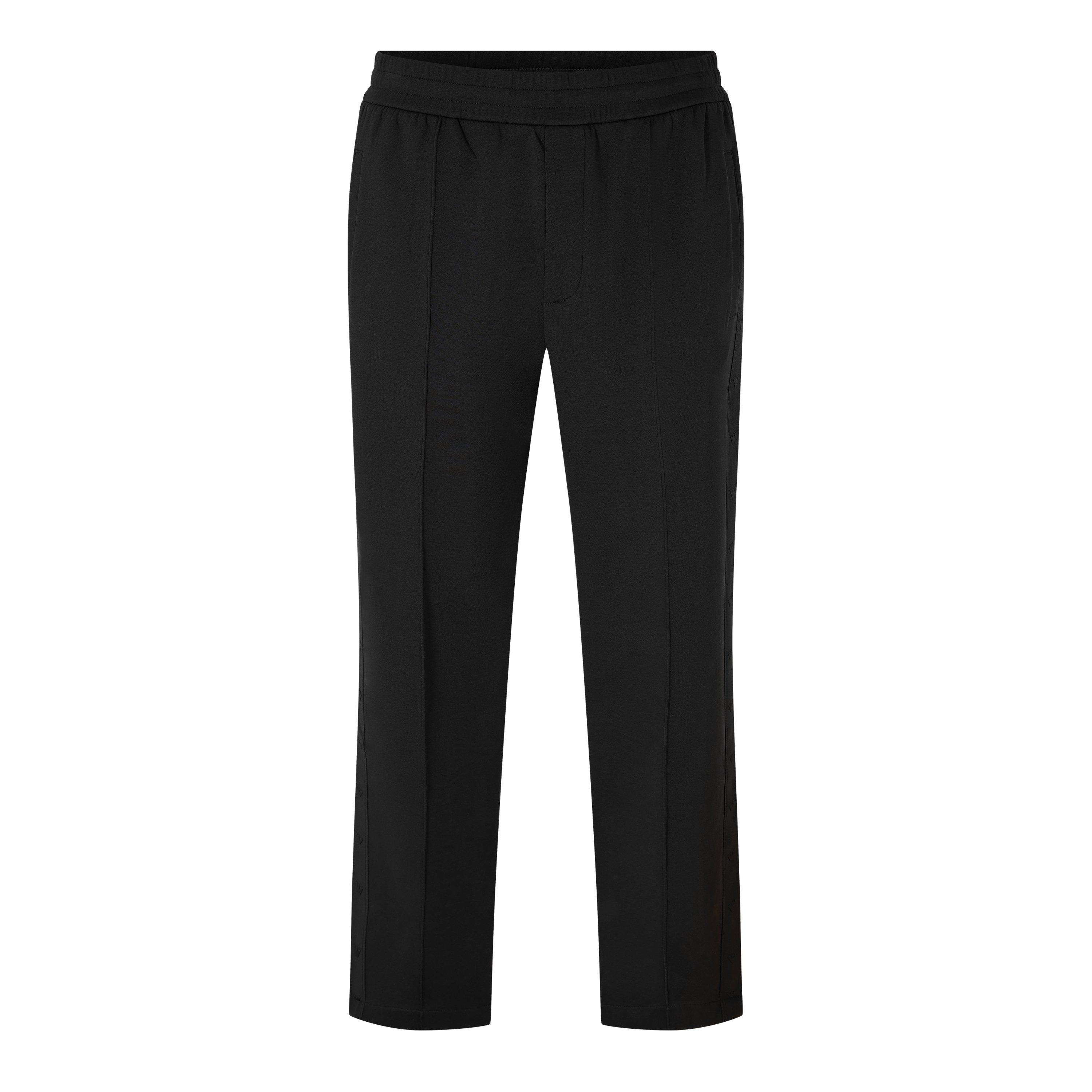 Black - Emporio Armani - Men's Closed Hem Jersey Joggers - 1