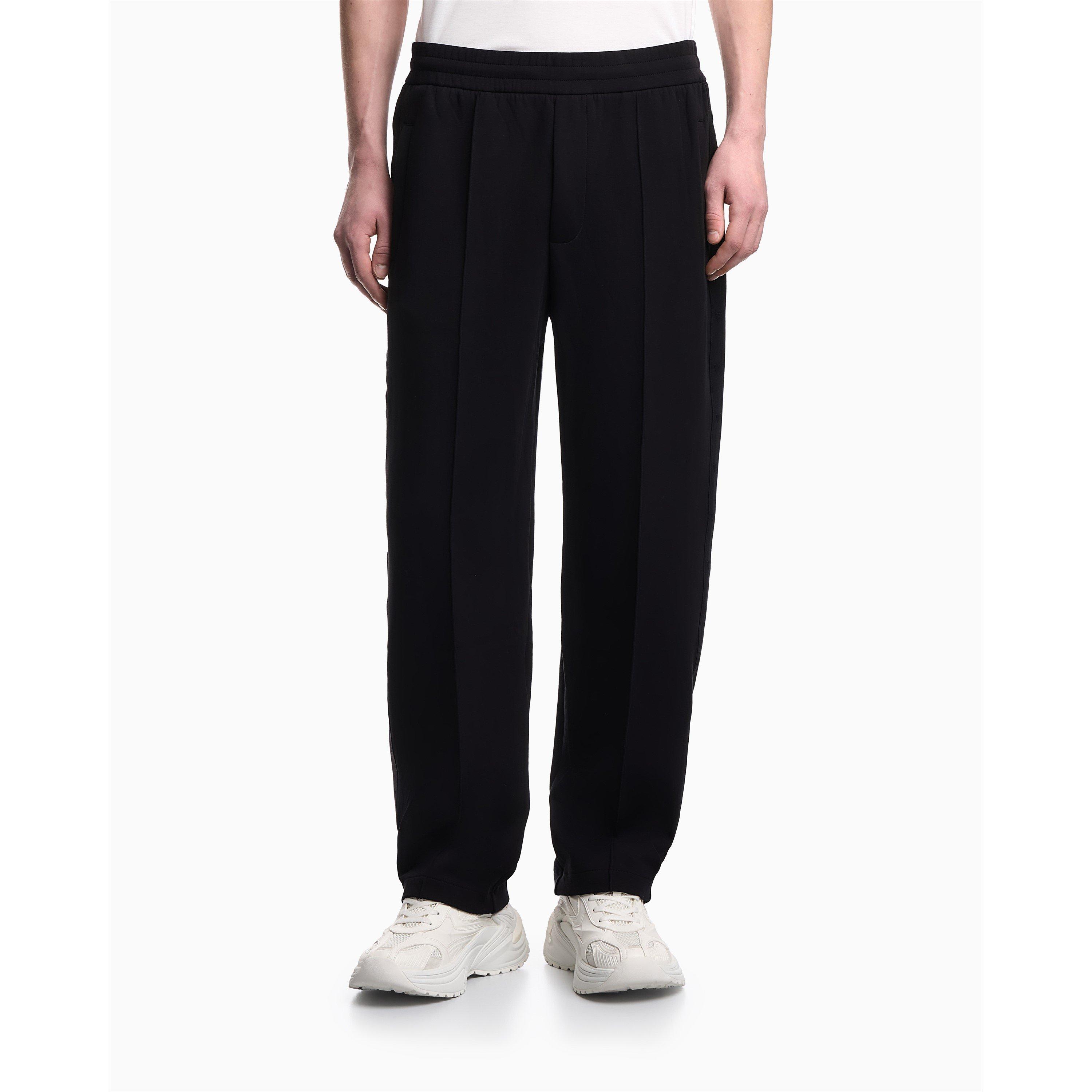 Black - Emporio Armani - Men's Closed Hem Jersey Joggers - 3