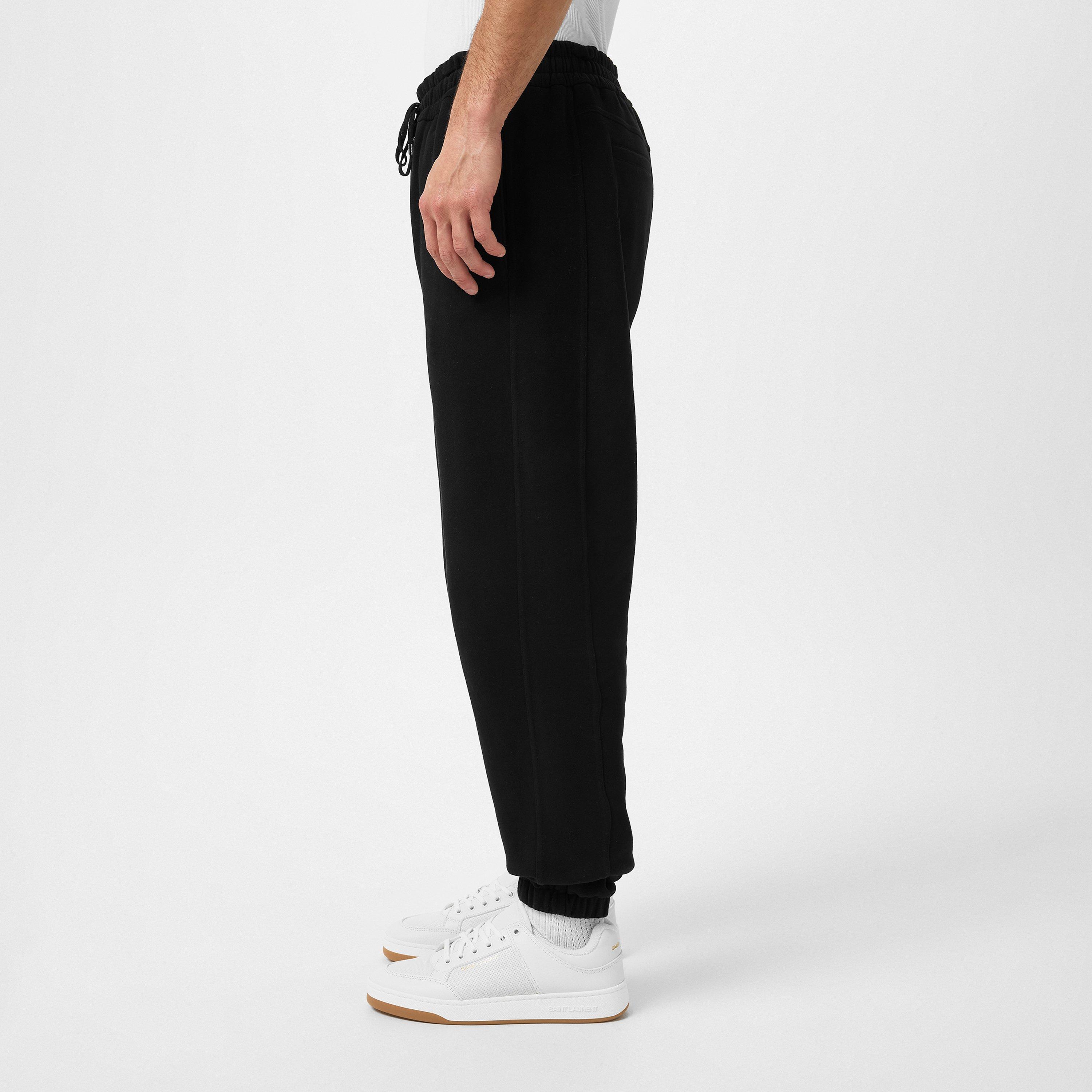 Noir - Saint Laurent - Logo Jogging Bottoms - 2