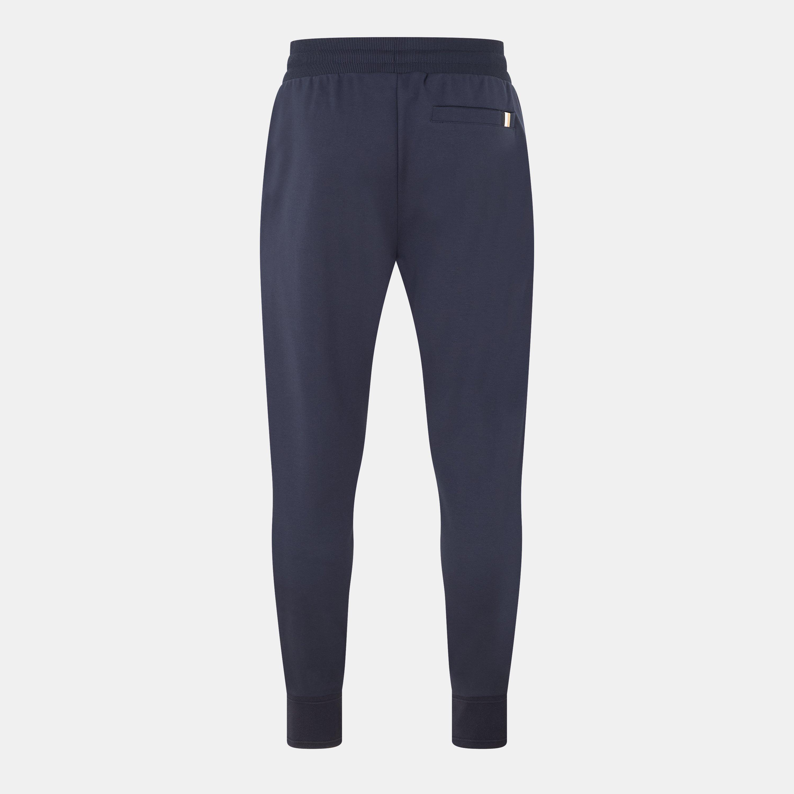 Dark Blue - Boss - Men's  Lamont Closed Hem Jogging Bottoms - 2