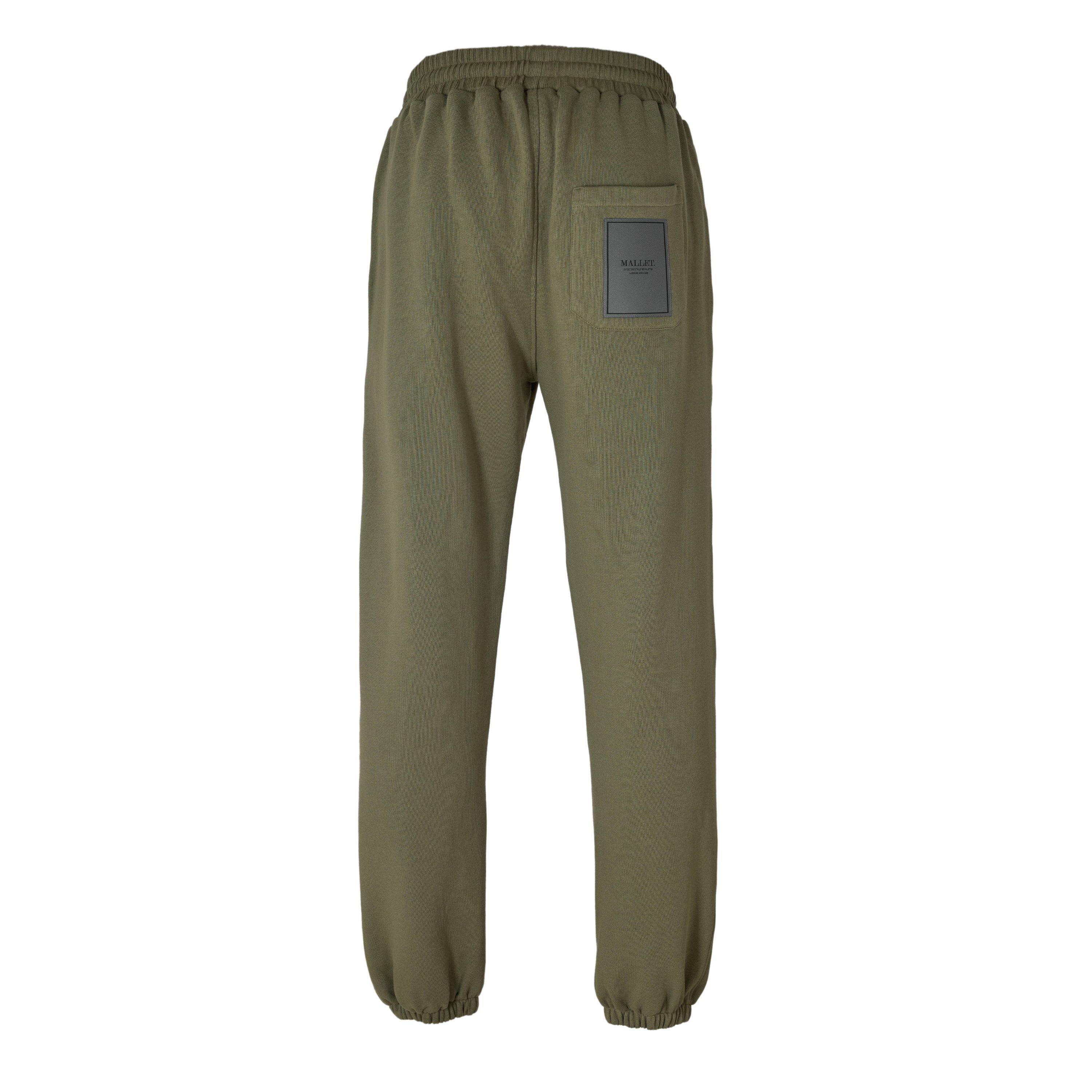 Green - Mallet - Men's Closed Hem Fleece Joggers - 2
