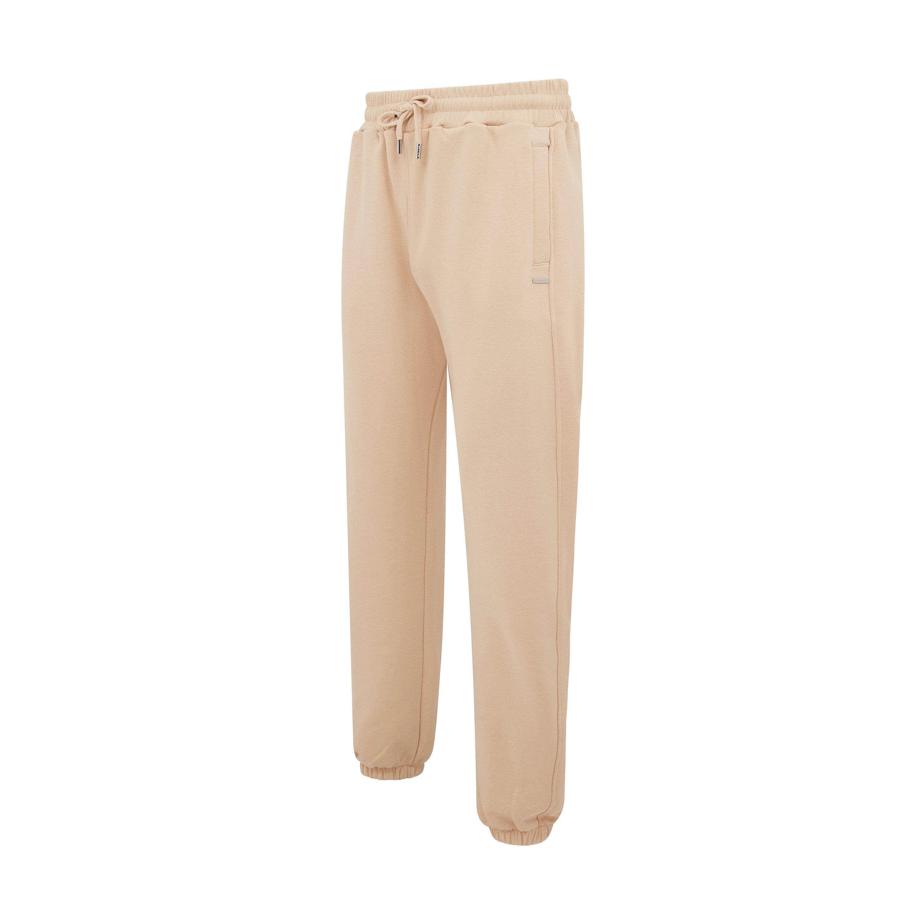 Sand - Mallet - Men's Closed Hem Fleece Joggers - 1