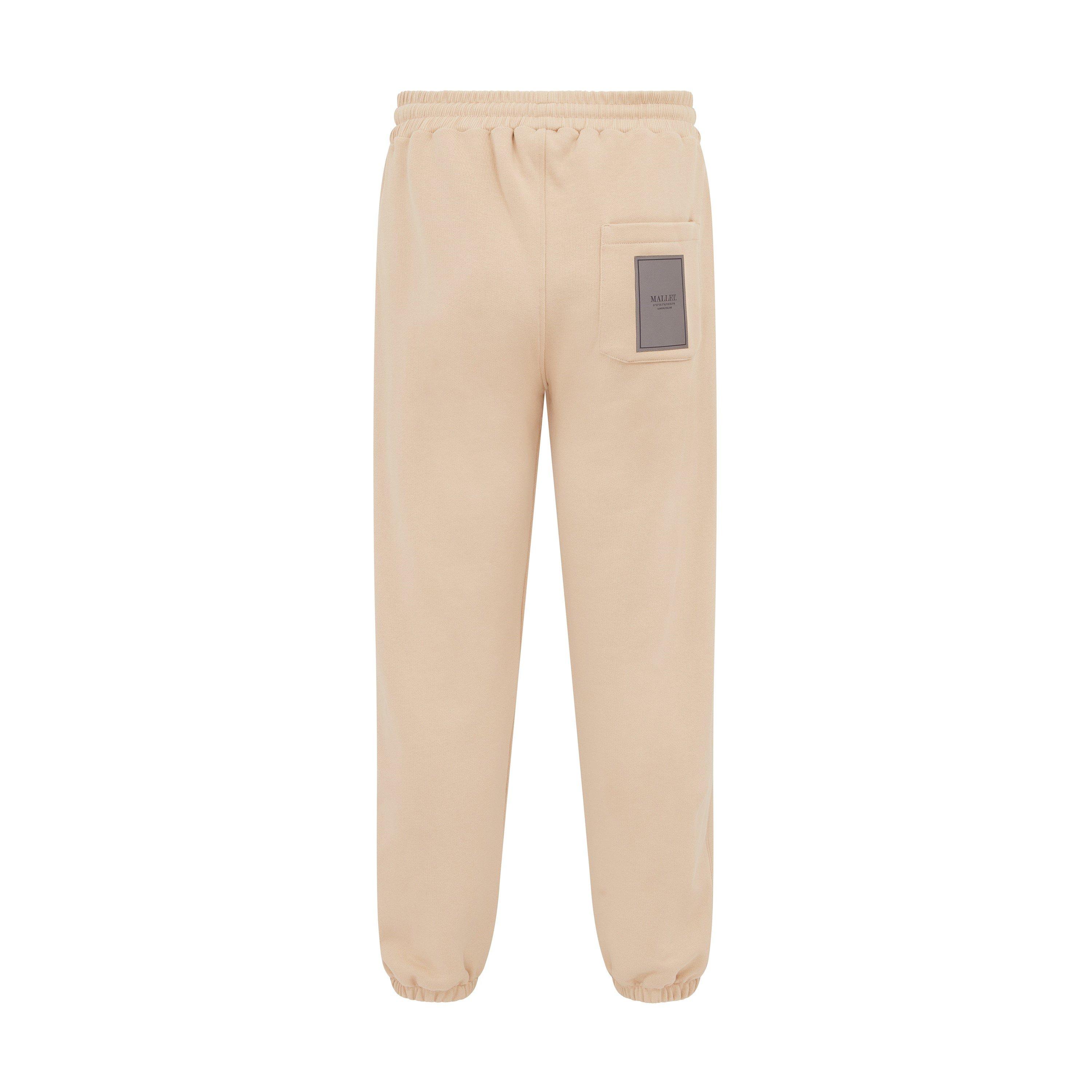 Sand - Mallet - Men's Closed Hem Fleece Joggers - 2