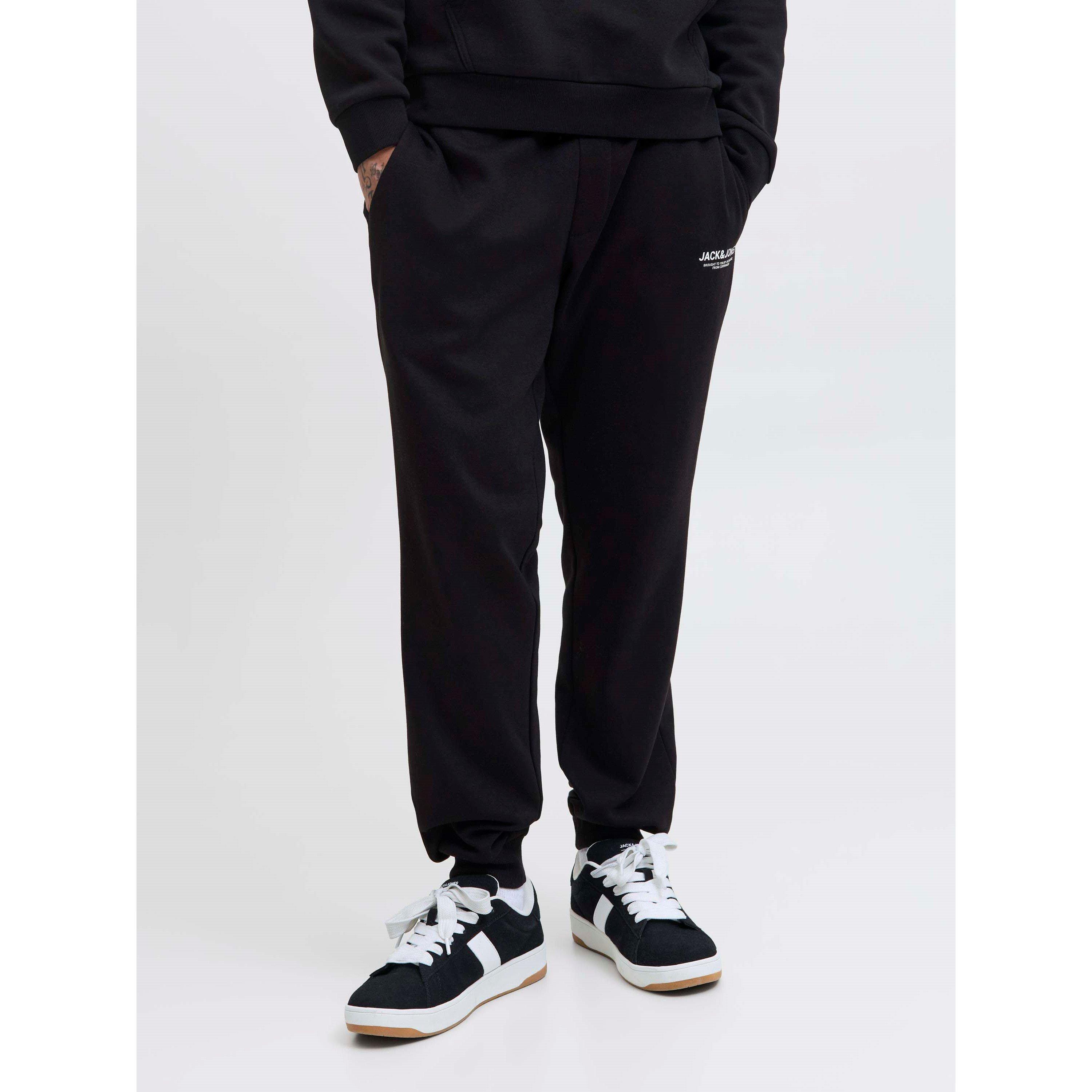 Black/White Mel - Jack and Jones - Mason 2 Pack Jogging Bottoms Mens - 4