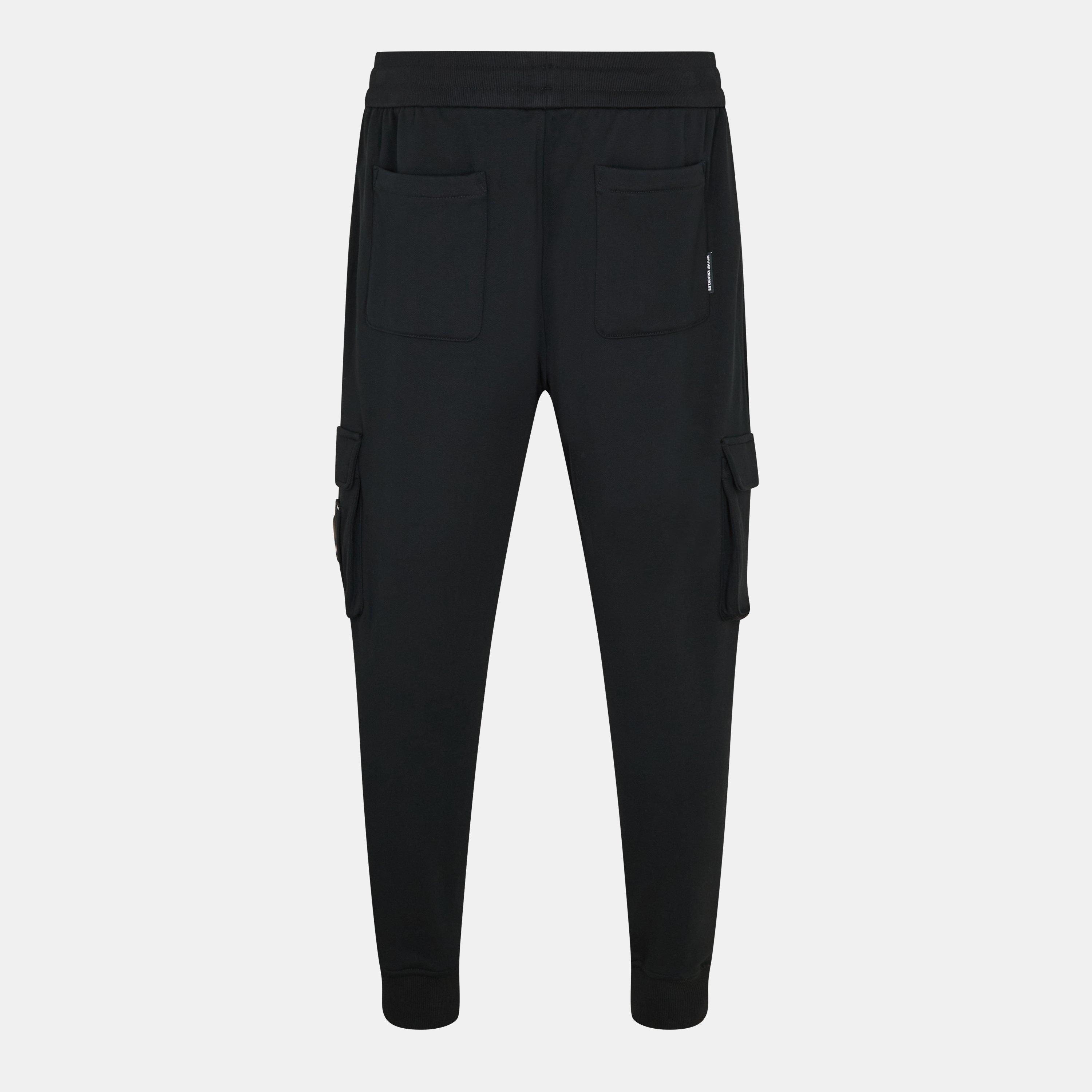 Black 292 - Moose Knuckles - Men's Closed Hem Fleece Jogging Bottoms - 2