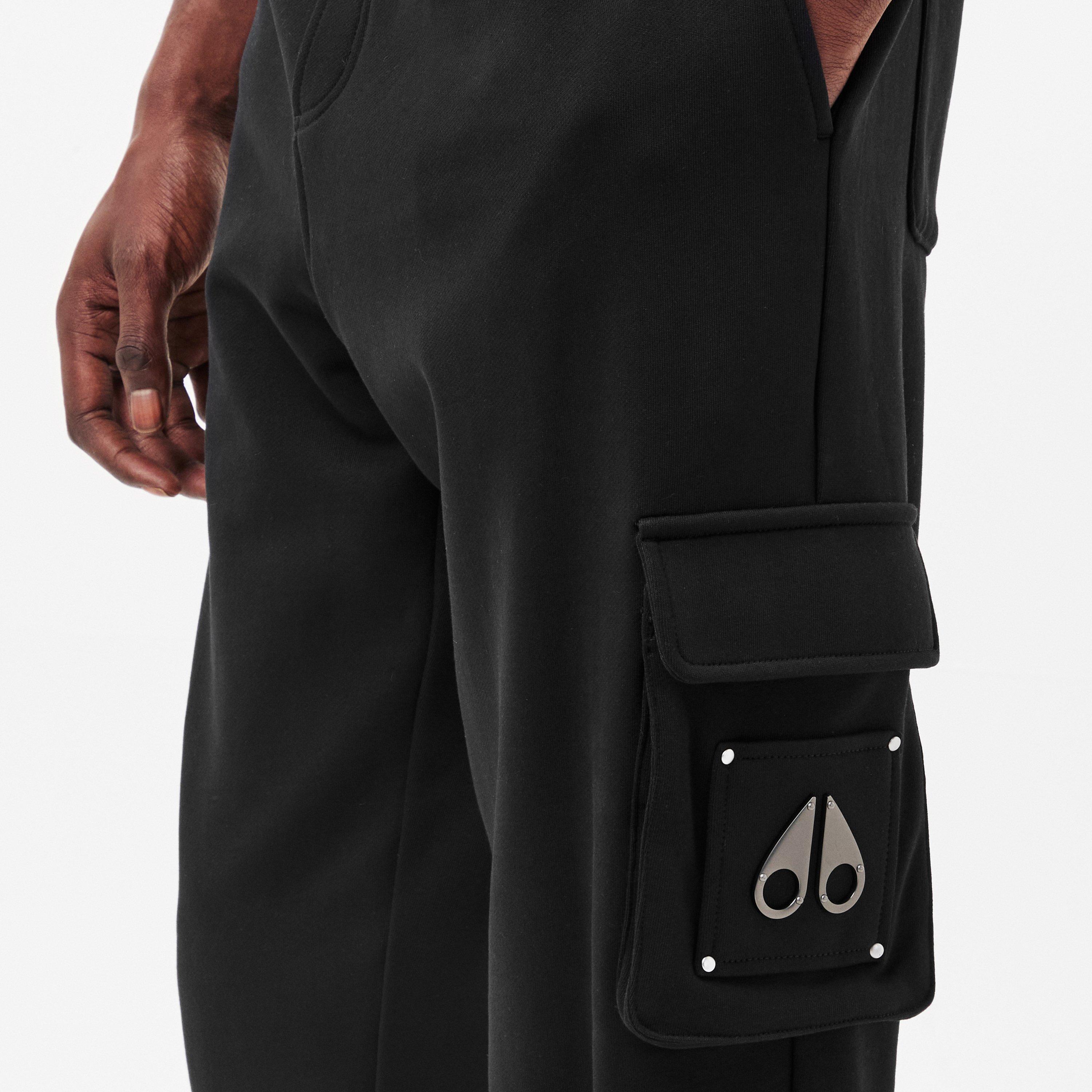 Black 292 - Moose Knuckles - Men's Closed Hem Fleece Jogging Bottoms - 5
