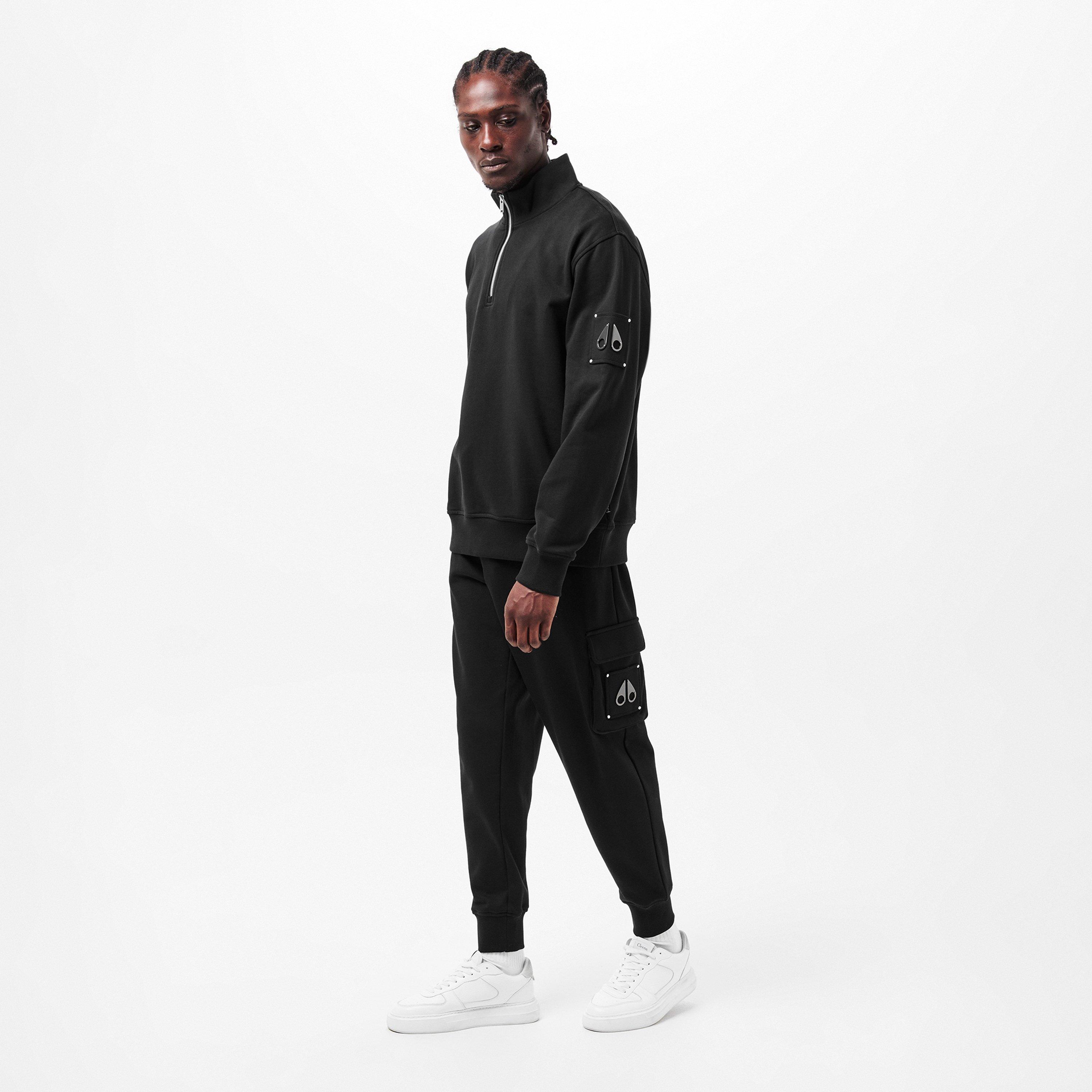 Black 292 - Moose Knuckles - Men's Closed Hem Fleece Jogging Bottoms - 6