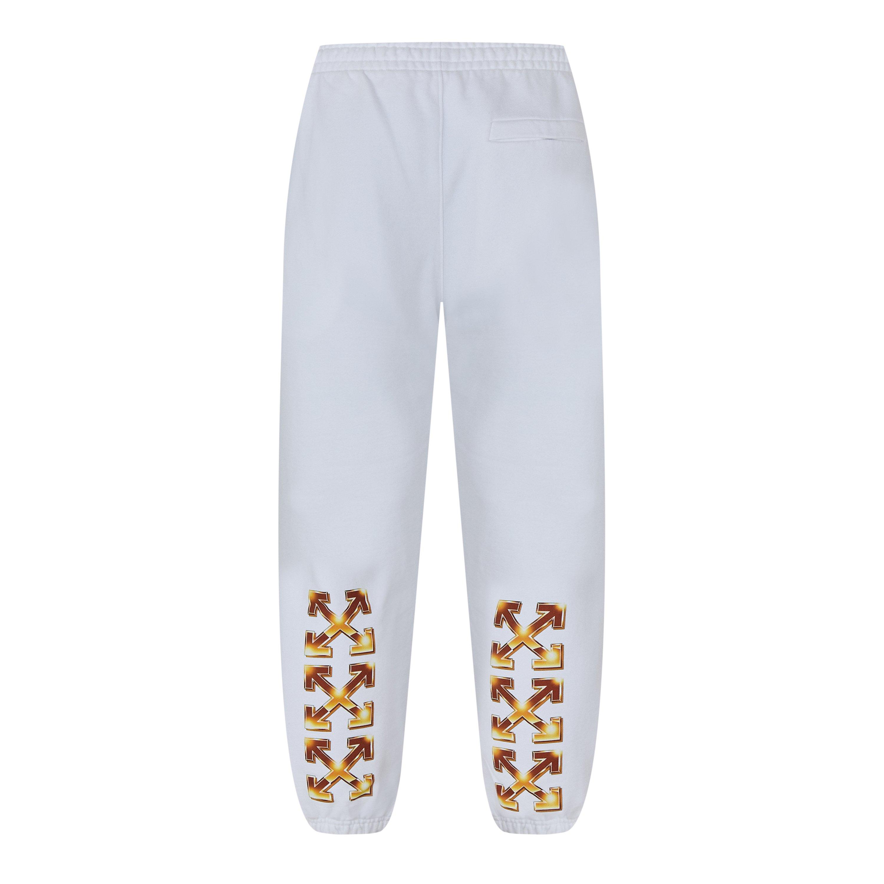 White - Off White - Men's Arrow Logo Joggers Sweatpants - 2