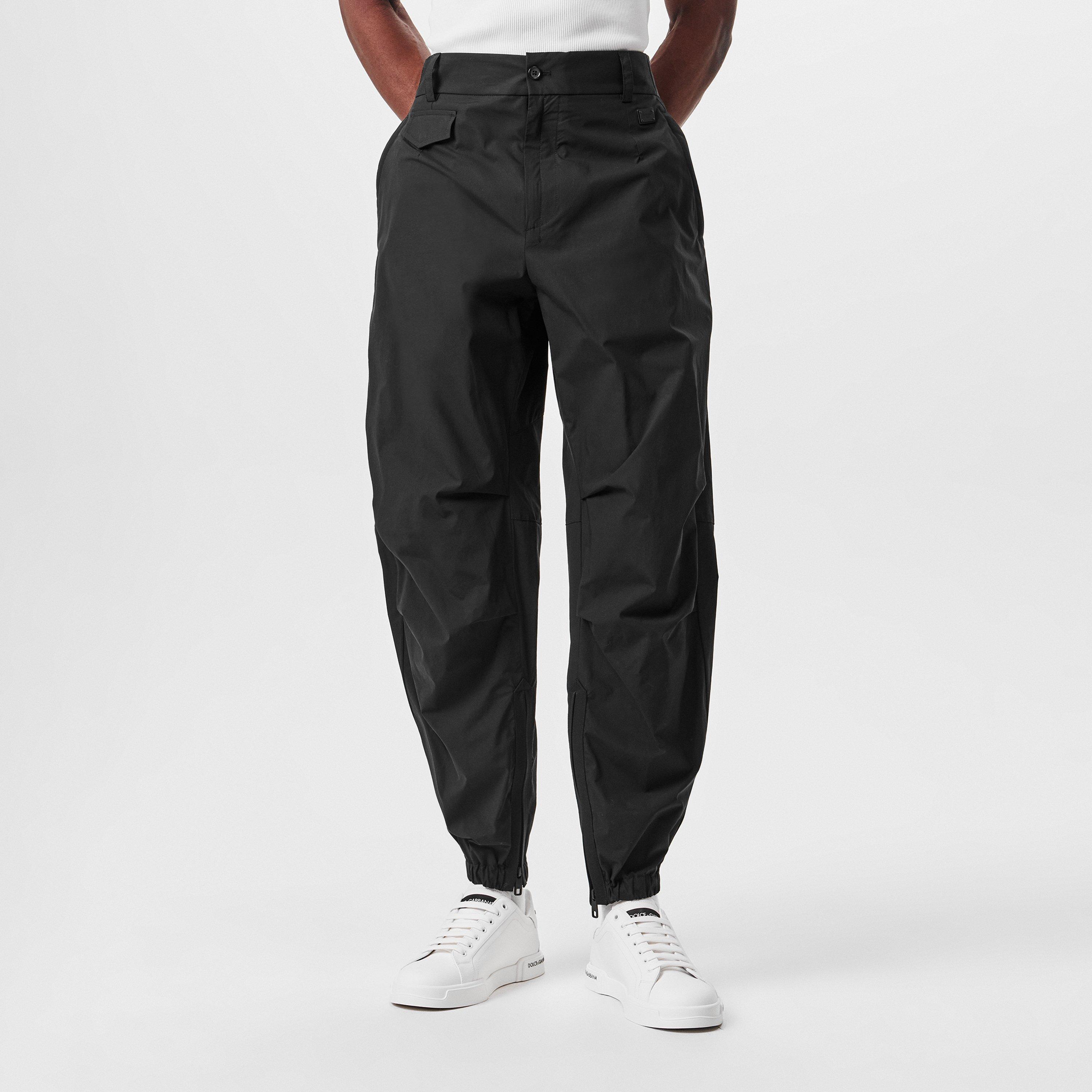Black - Dolce and Gabbana - Tapered Tracksuit Bottoms - 3