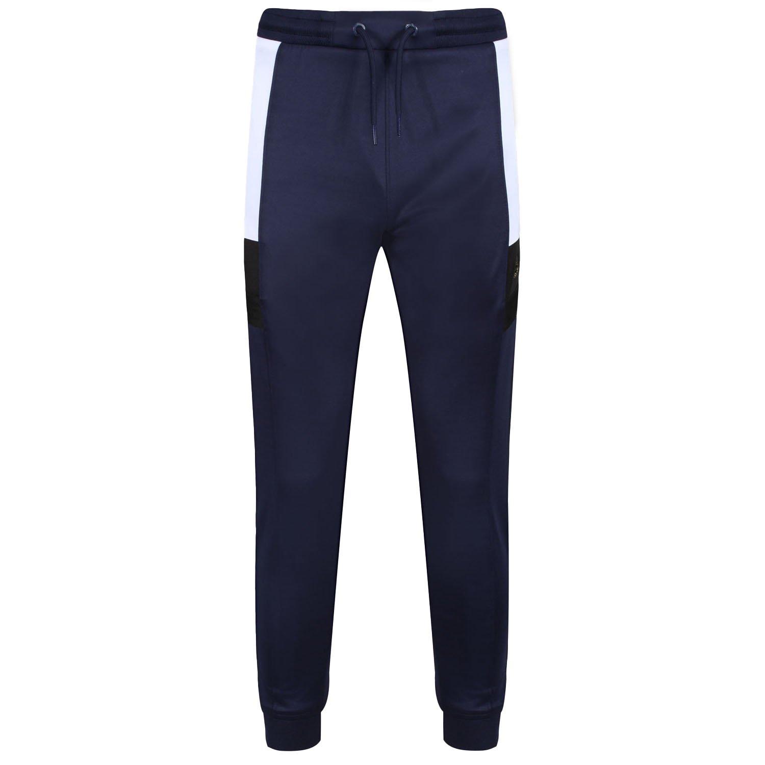Navy - Luke - Cosmos Closed Hem Jersey Joggers - 1