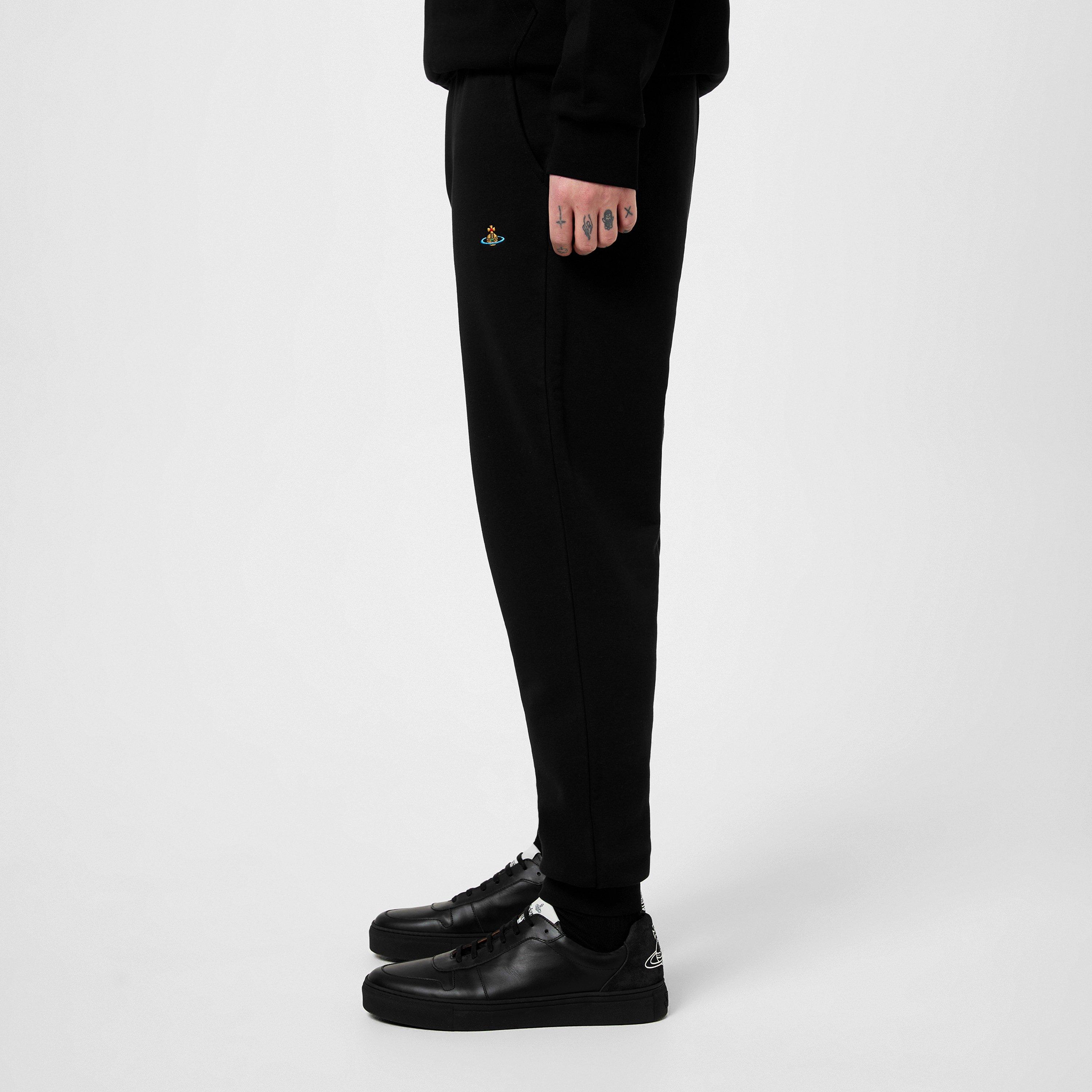 Black - Vivienne Westwood - Embroidered Orb Joggers - 2