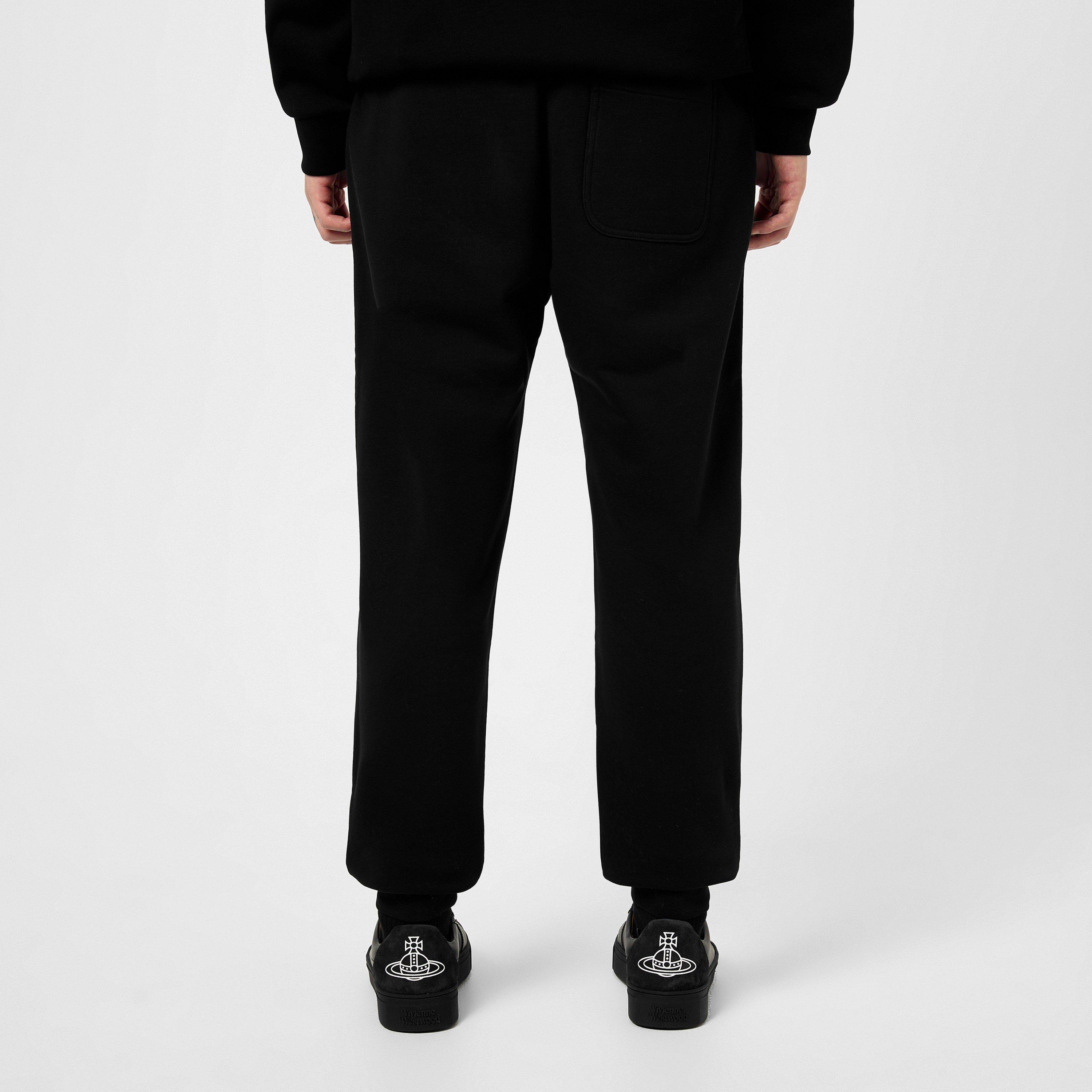 Black - Vivienne Westwood - Embroidered Orb Joggers - 3