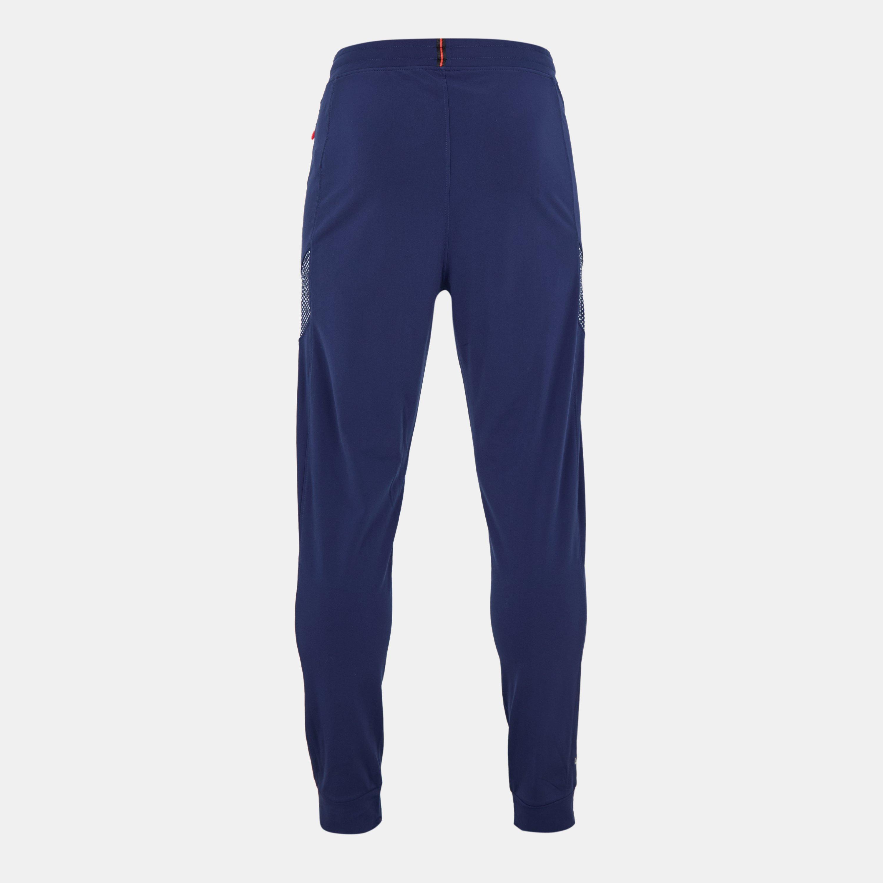 Navy - Luke - Arch Closed Hem Jersey Joggers - 2