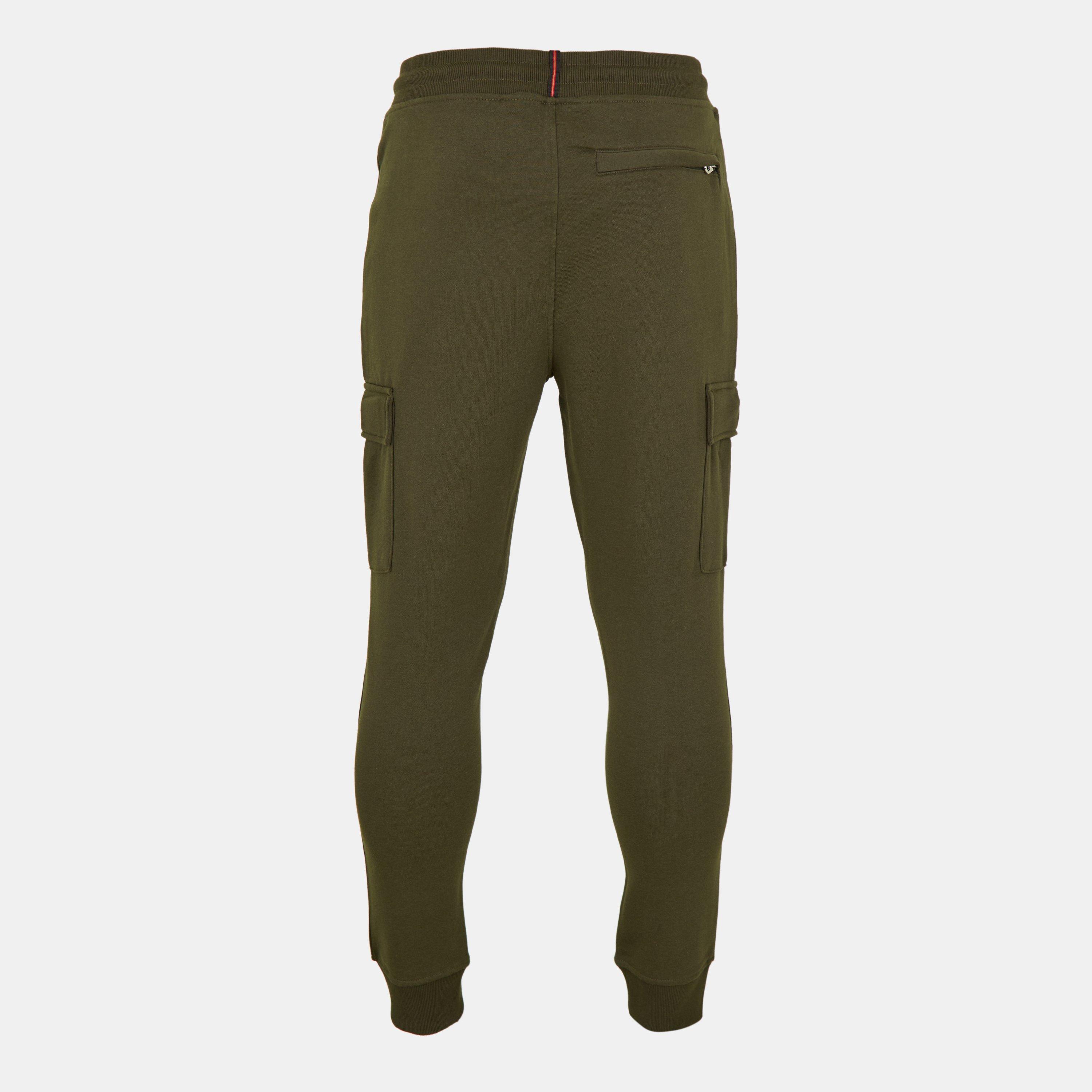 Dark Green - Luke - Bogota Closed Hem Jersey Joggers - 2