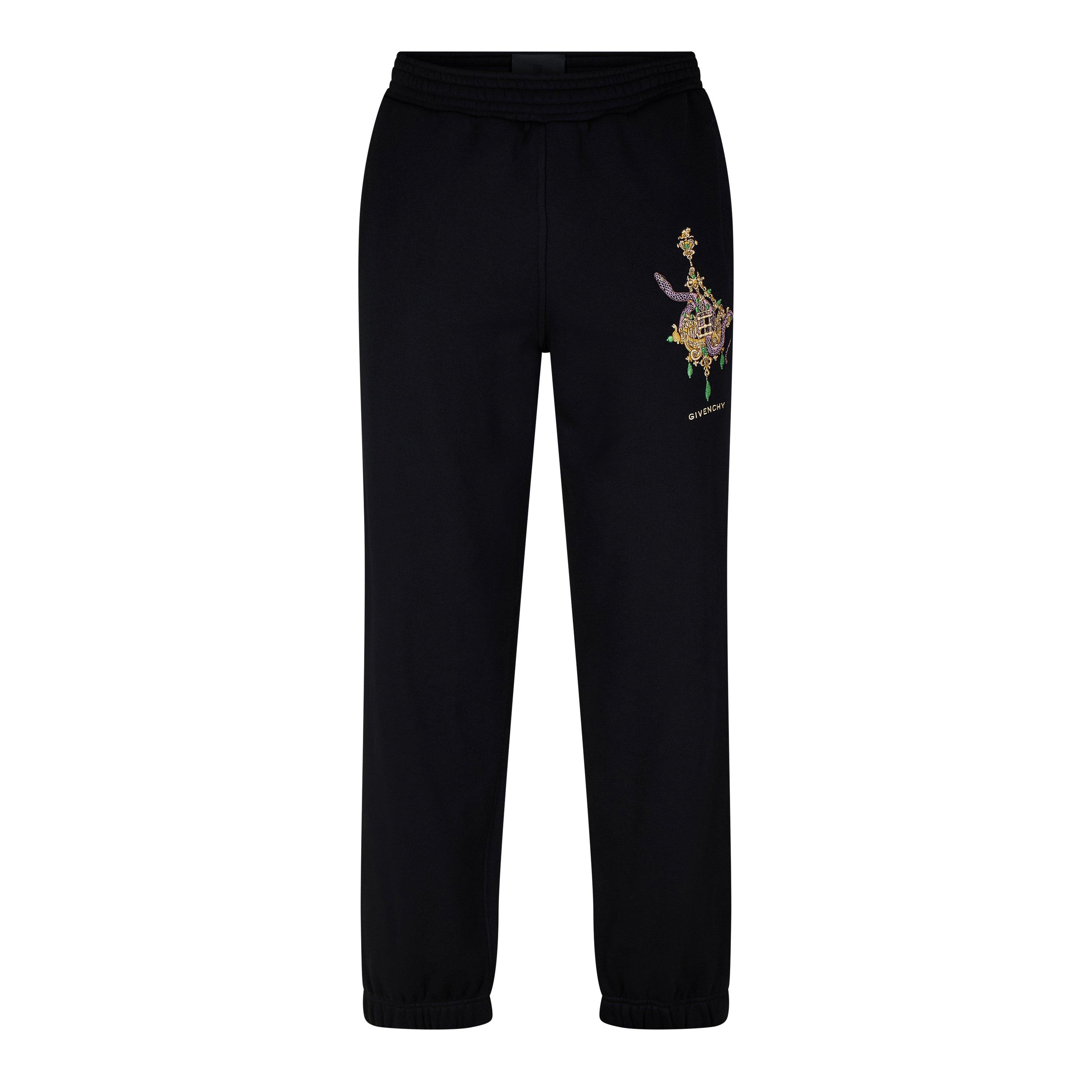 Black - GIVENCHY - Graphic Joggers - 5
