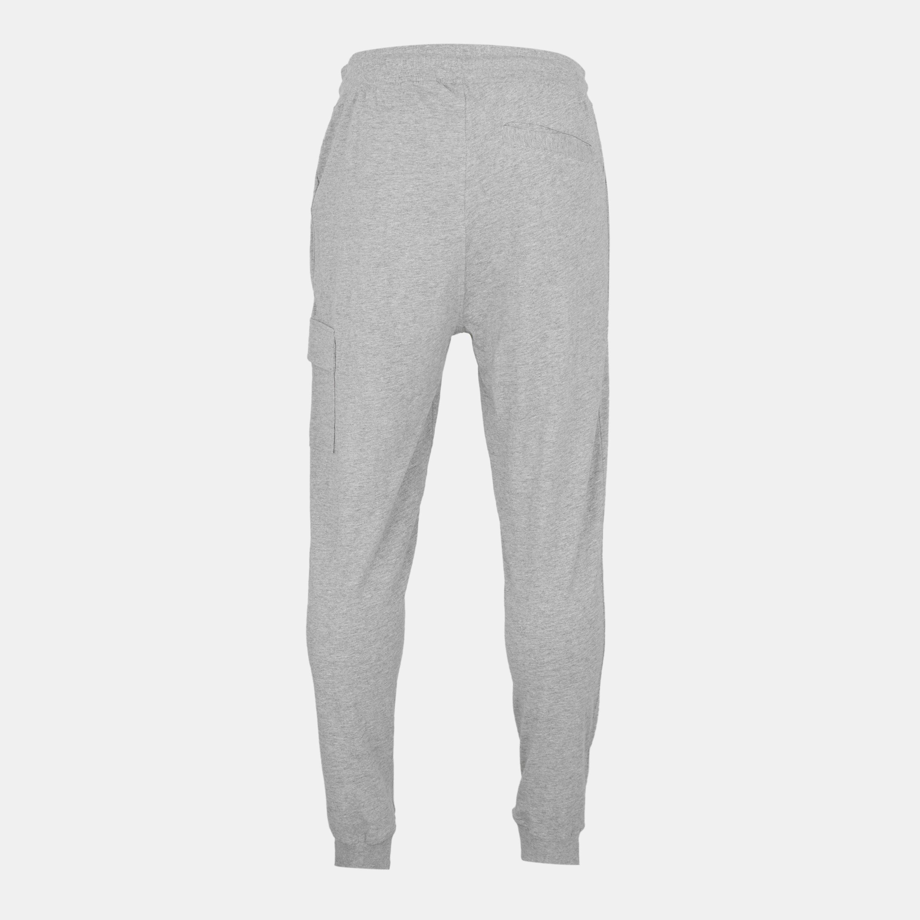 Mid Mrl Grey - Luke - Houston Closed Hem Jersey Joggers - 2
