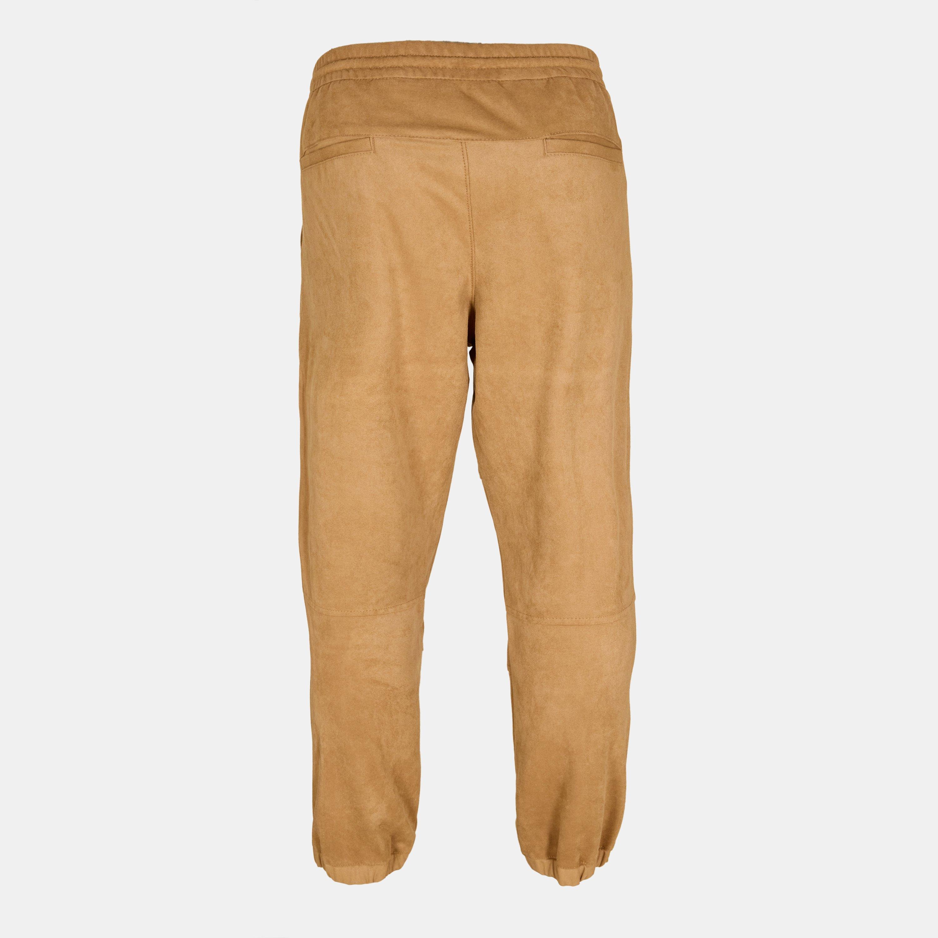 Beige - Hugo - Men's Closed Hem Jersey Tapered Joggers - 2
