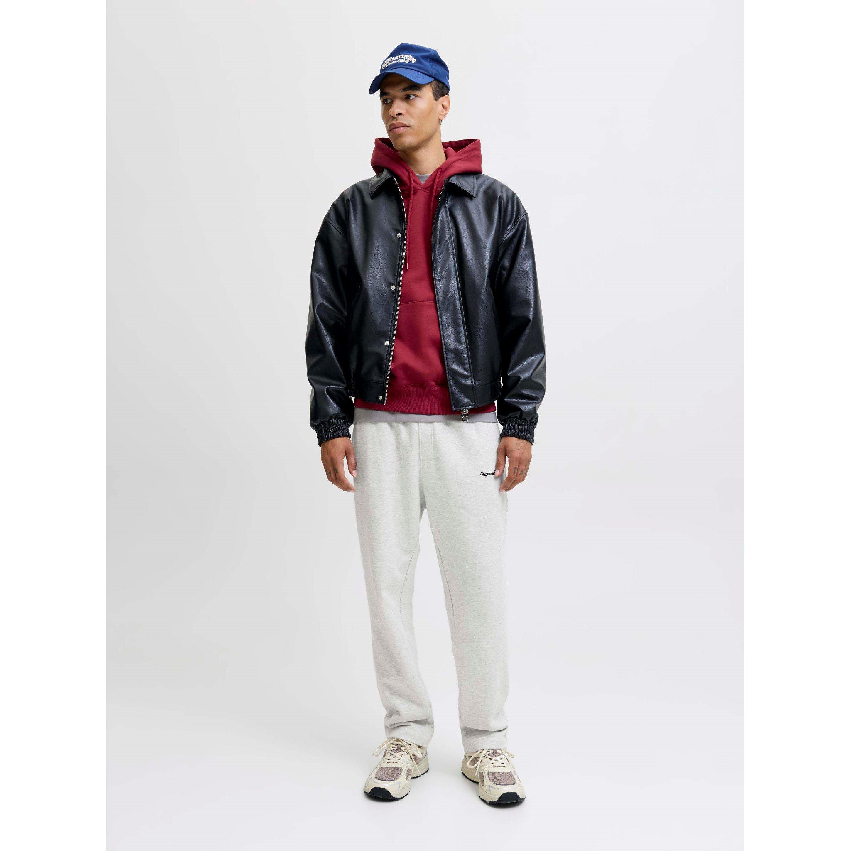 Hvid Melange - Jack and Jones - Norrebro Straight Leg Joggers Mens - 7