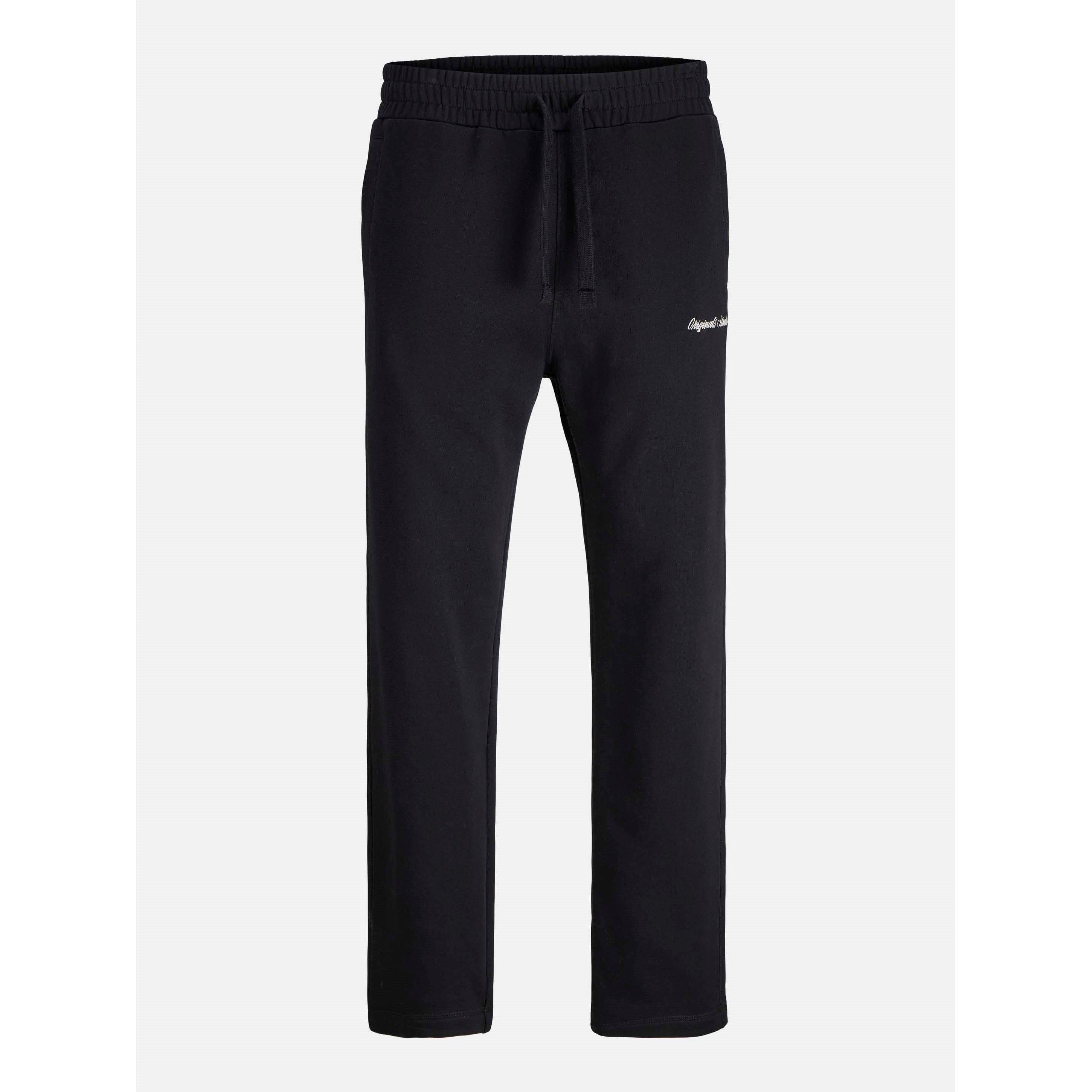 Black - Jack and Jones - Norrebro Straight Leg Joggers Mens - 1