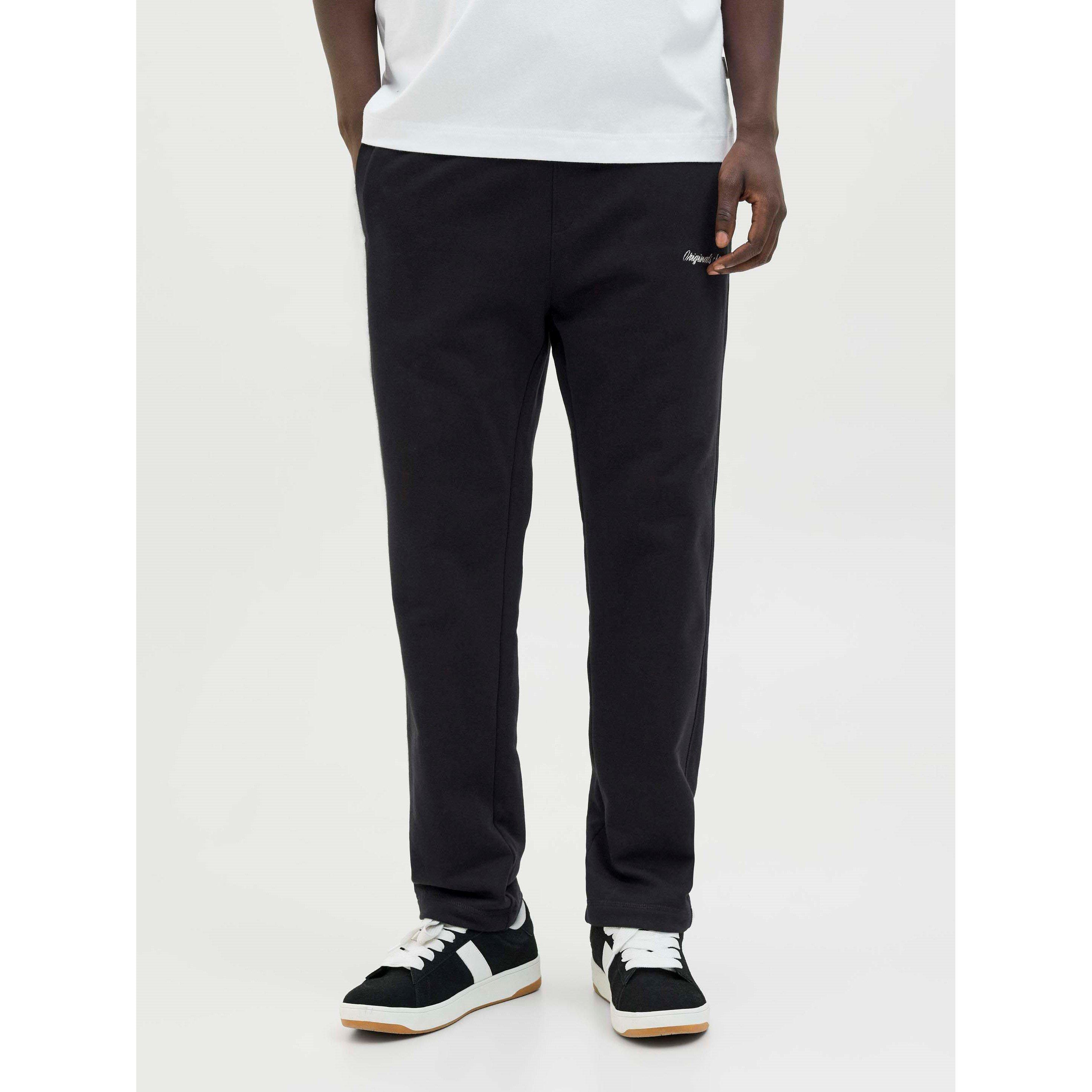 Black - Jack and Jones - Norrebro Straight Leg Joggers Mens - 3