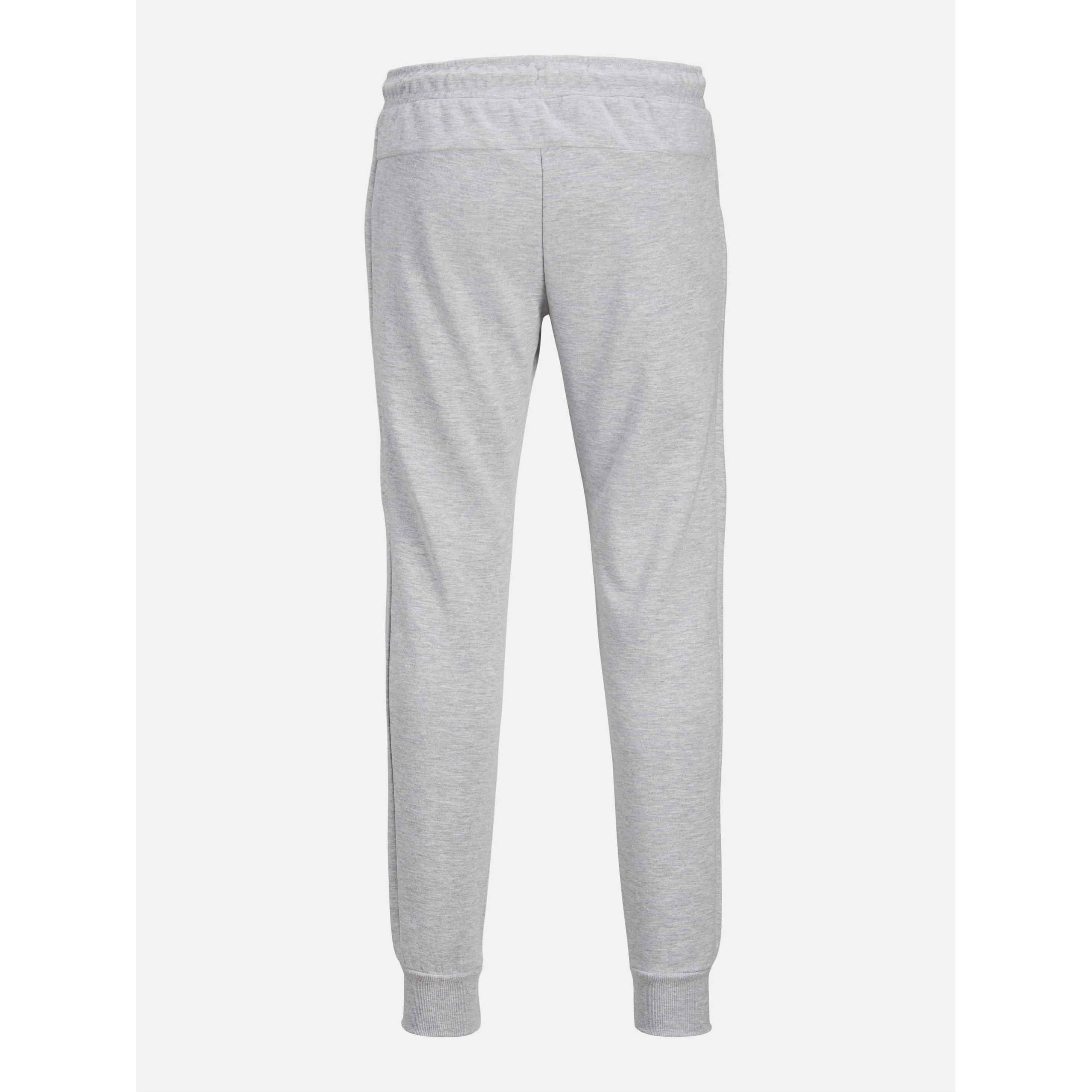 Lt Grey Melange - Jack and Jones - Will Fusion Joggers Mens - 2