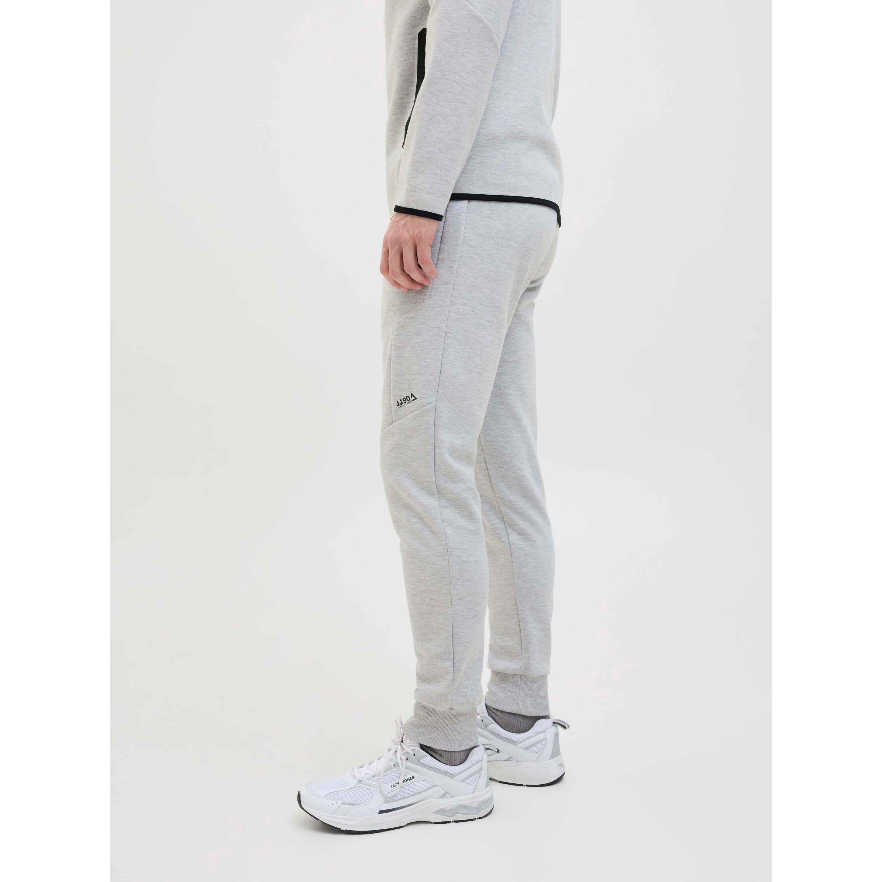 Lt Grey Melange - Jack and Jones - Will Fusion Joggers Mens - 5