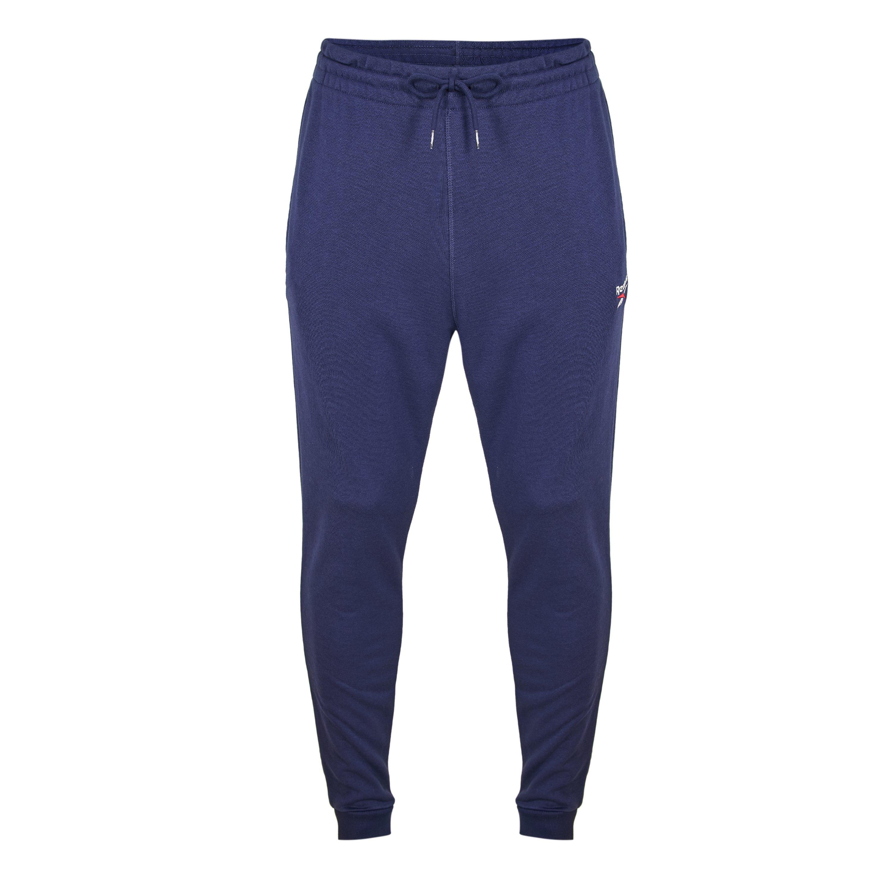 Reebok Men's Identity Small Logo Closed Hem Jersey Joggers - Vecnav - 2XL