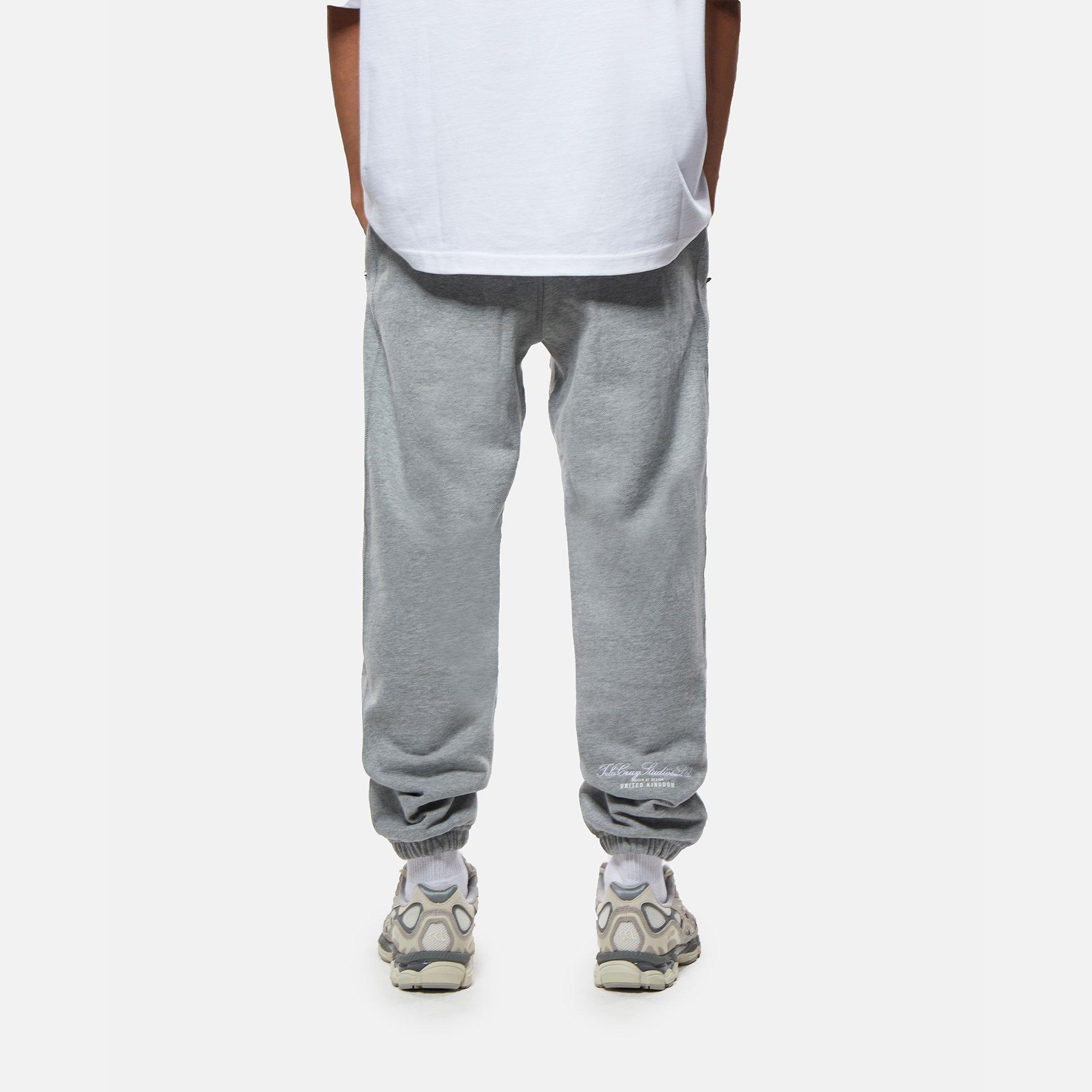 Grigio Marl - Tela Cruz - Men's Studio Closed Hem Fleece Joggers - 3