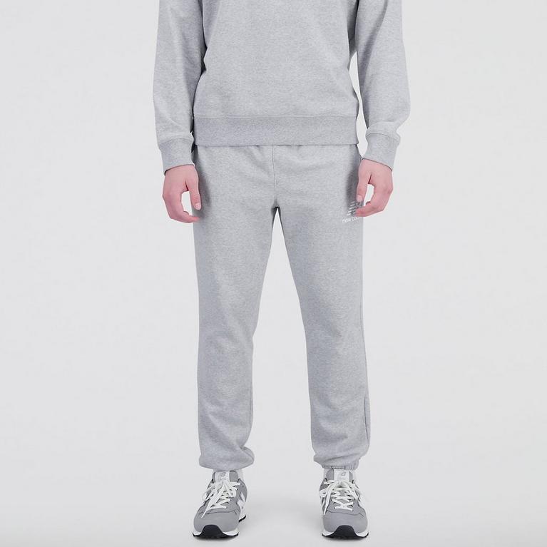 New Balance | Essentials Stacked Logo Mens French Terry Sweatpants | Closed  Hem Jersey Jogging Bottoms | Sports Direct MY