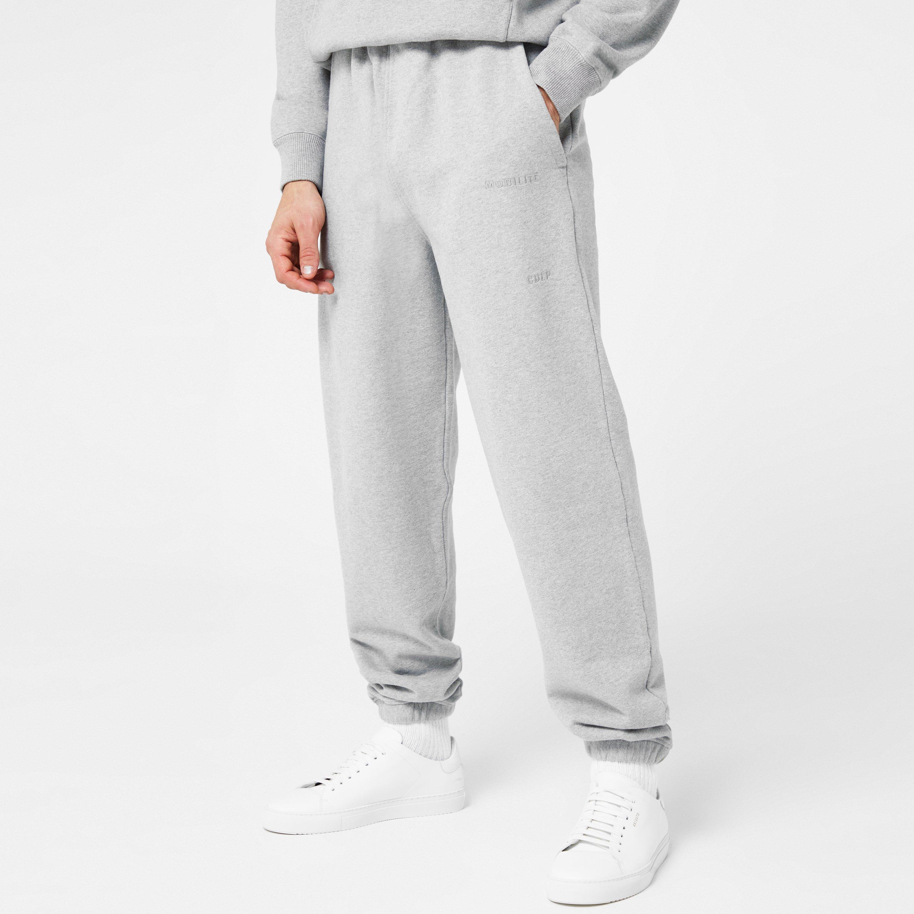 Grey Melange - CDLP - Men's Terry Closed Hem Jersey Joggers - 4