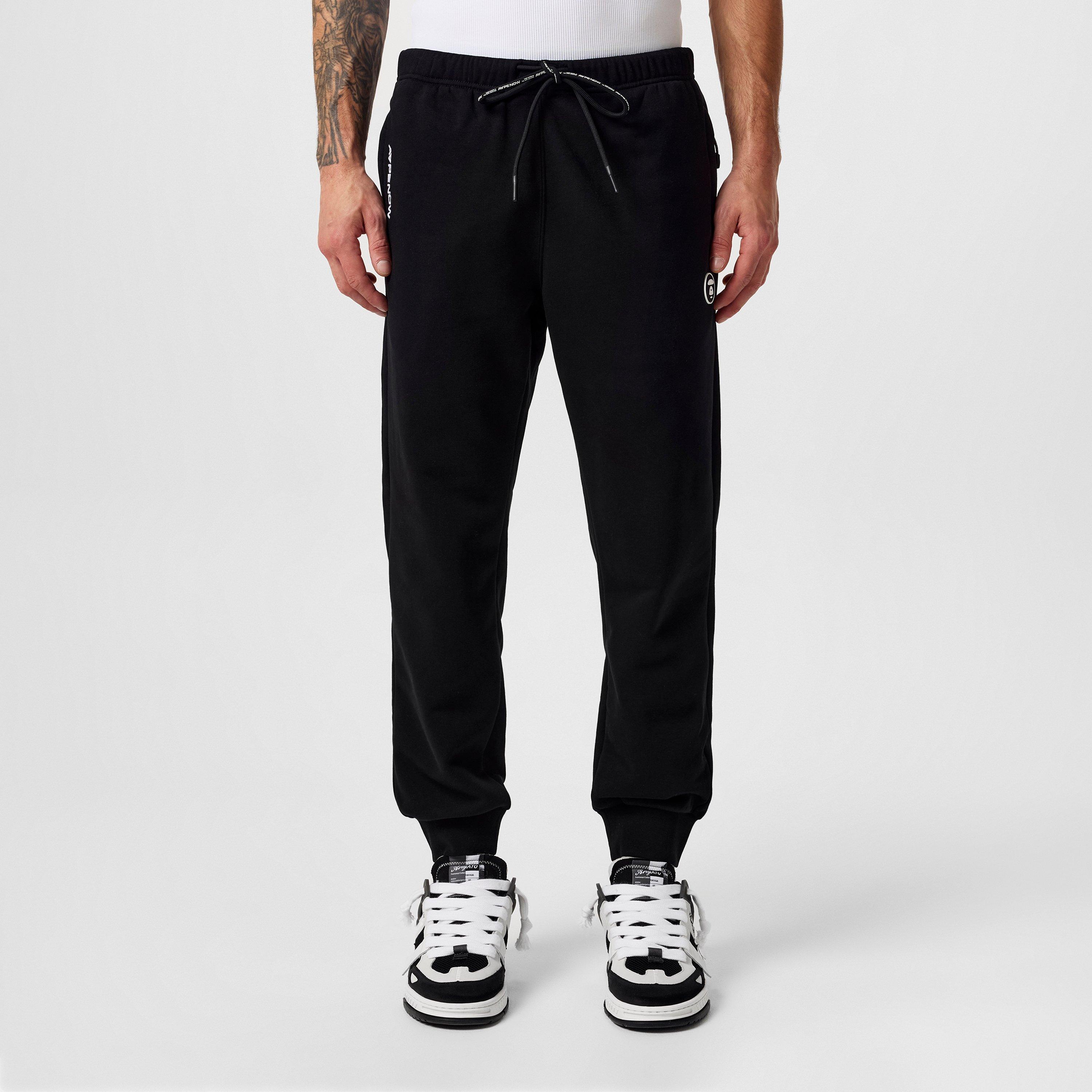 Black BKX - AAPE - Moon Face Jogging Bottoms - 3