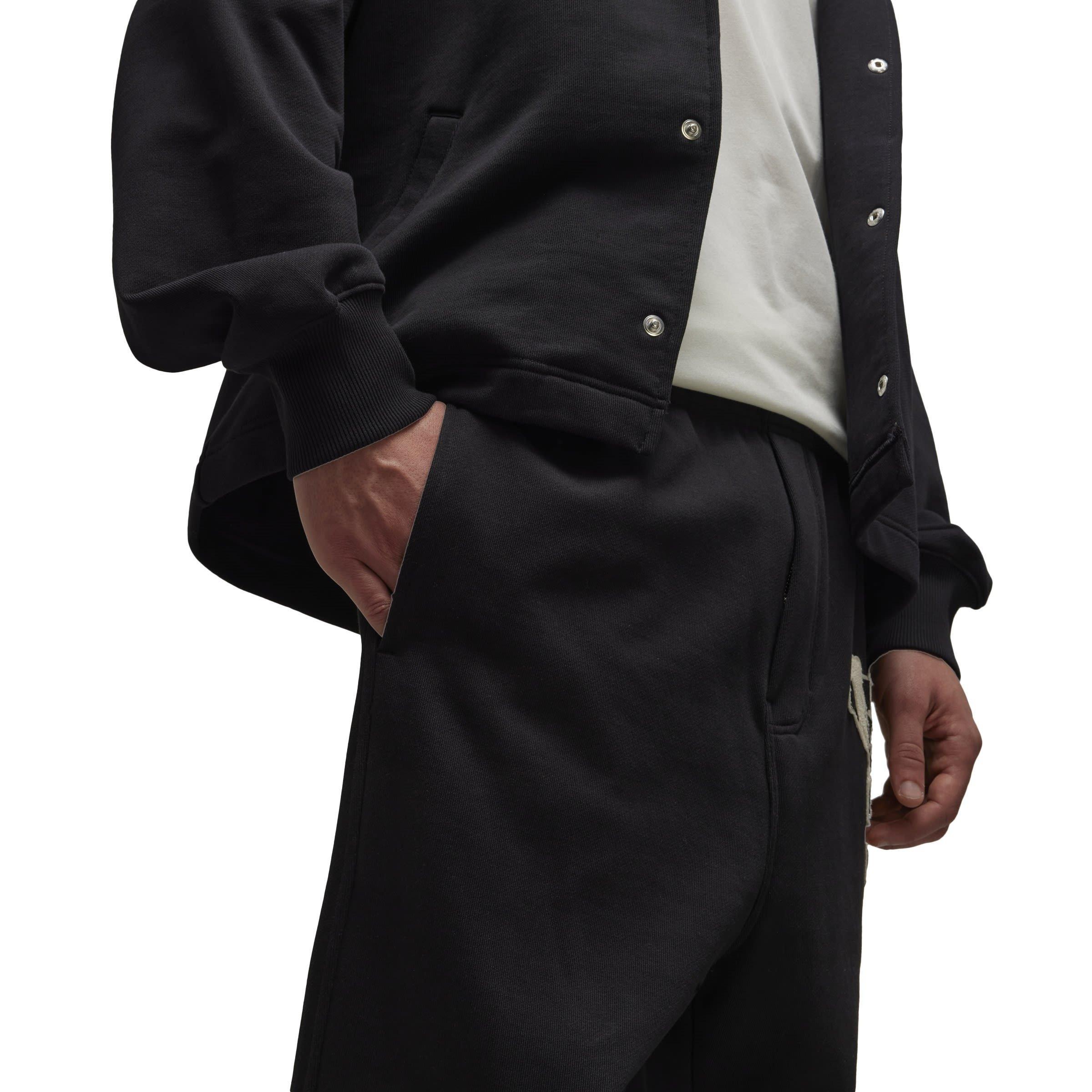 Black - Y3 - Men's Graphic Closed Hem Jersey Joggers - 8