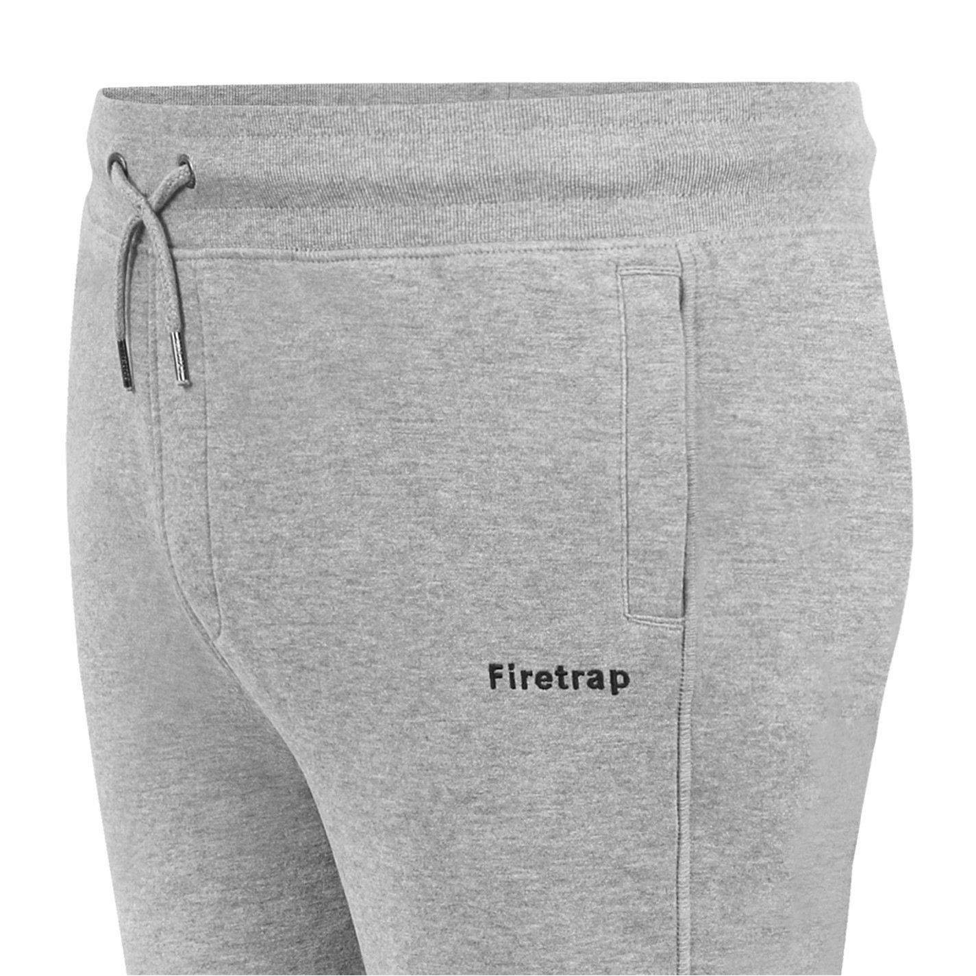 Grey Marl - Firetrap - Mens Slim Joggers - 6