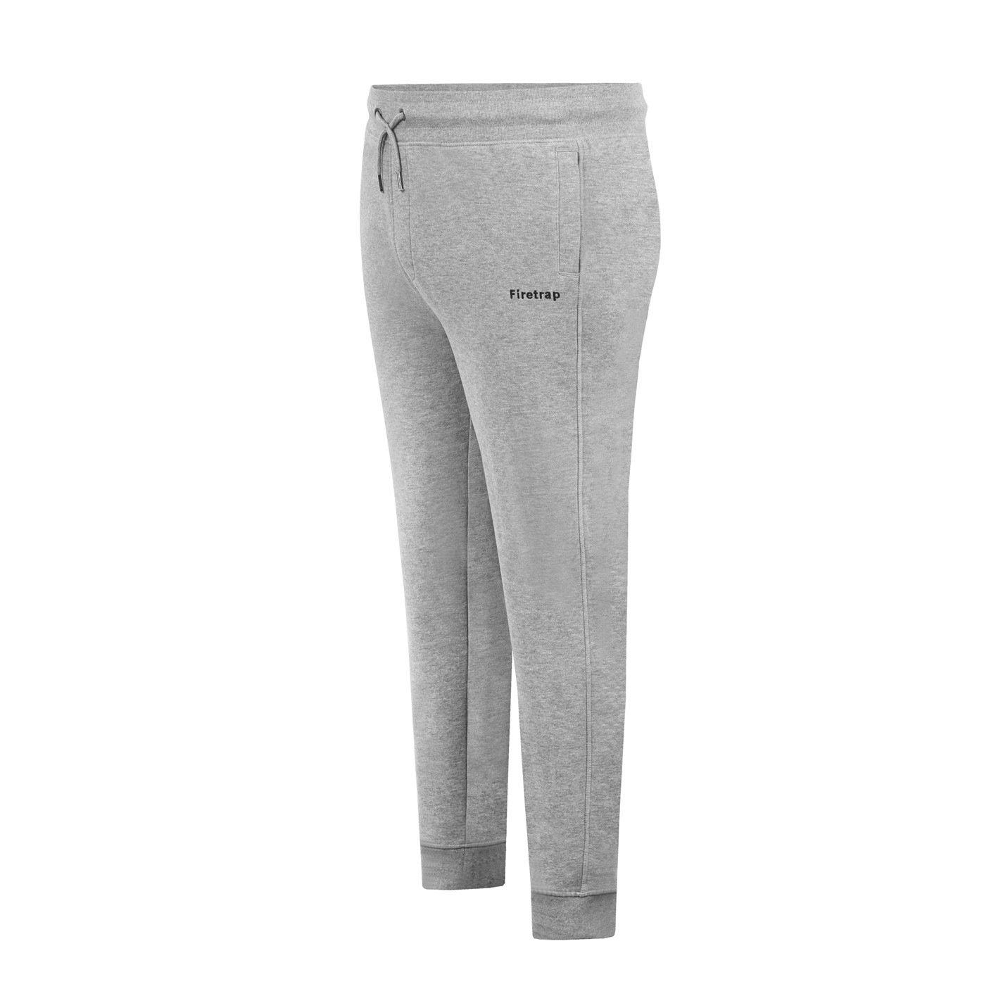 Grey Marl - Firetrap - Mens Slim Joggers - 8