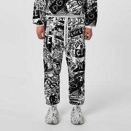 Dolce and Gabbana Graphic Print Track Pants