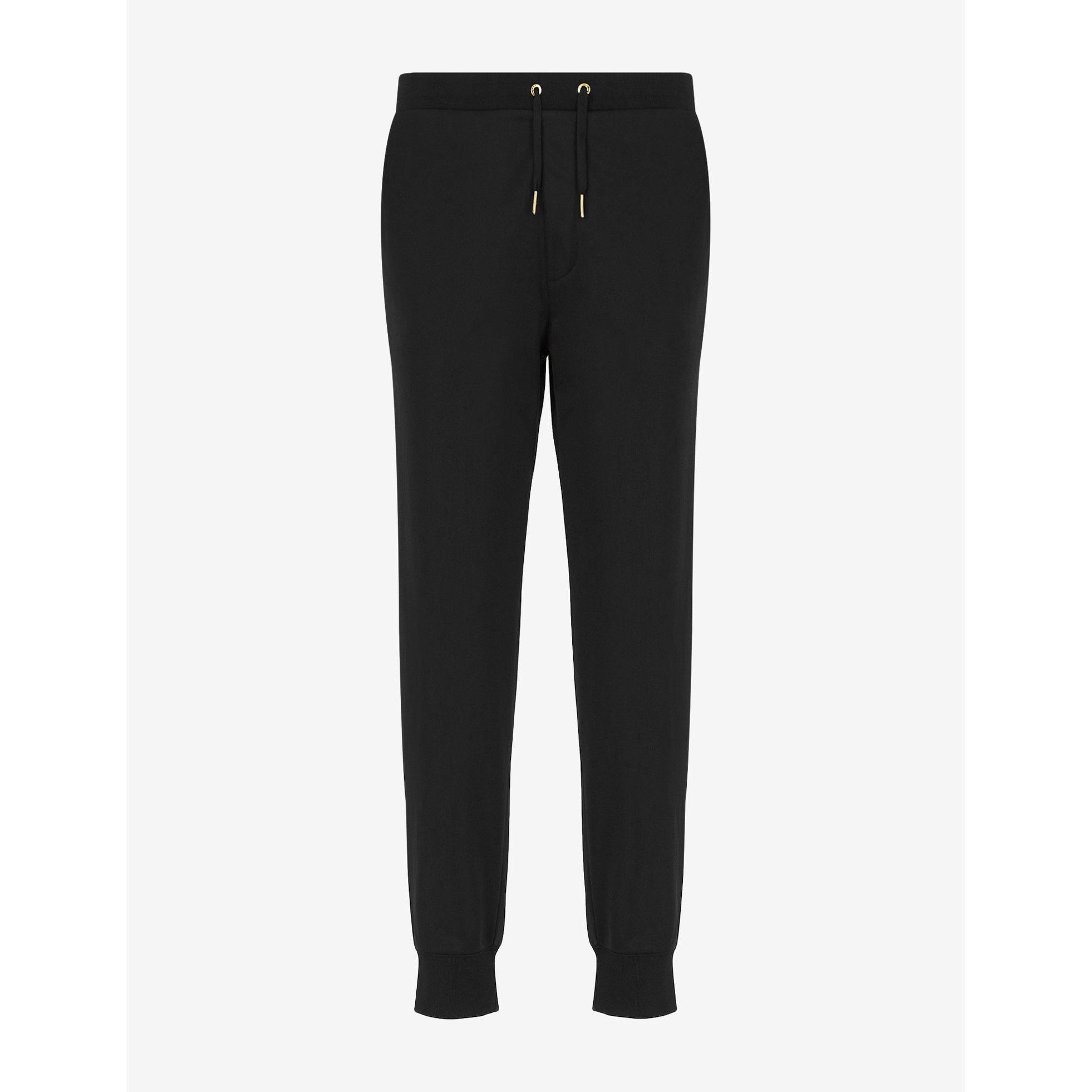 Black - Armani Exchange - Men's Closed Hem Jersey Joggers - 5