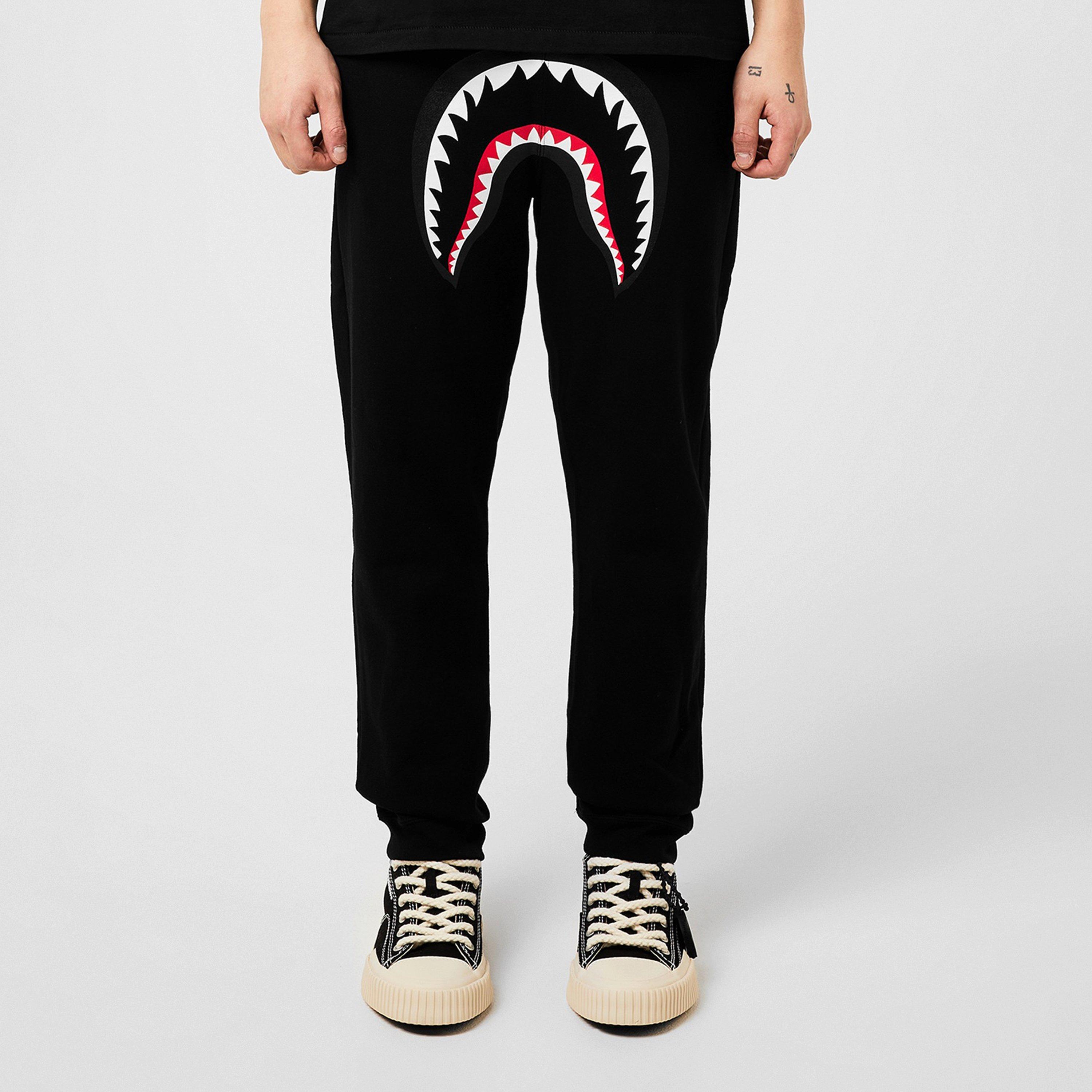 Bape Abc Shark Sweatpants Closed Hem Jersey Jogging Bottoms Cruise Fashion