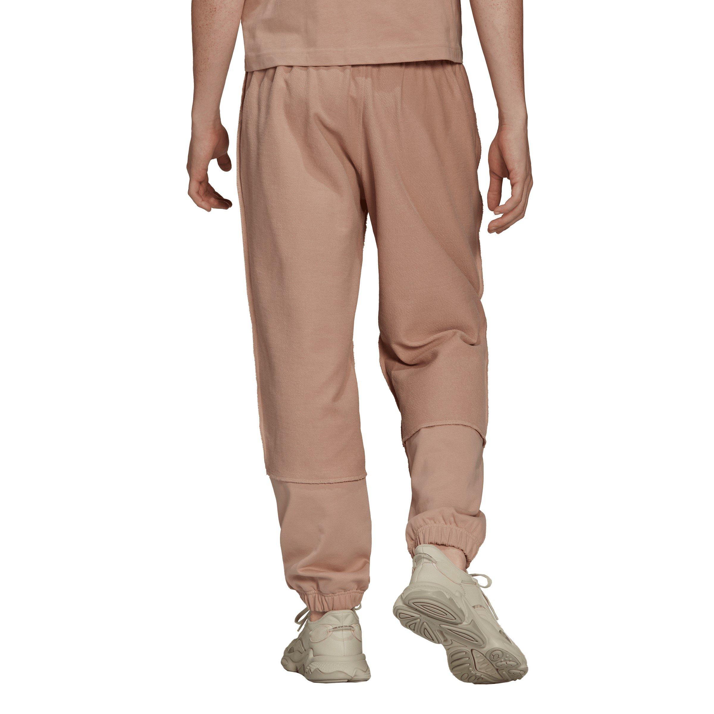 Ash Pearl - adidas Originals - Loopback Closed Hem Jersey Joggers - 3