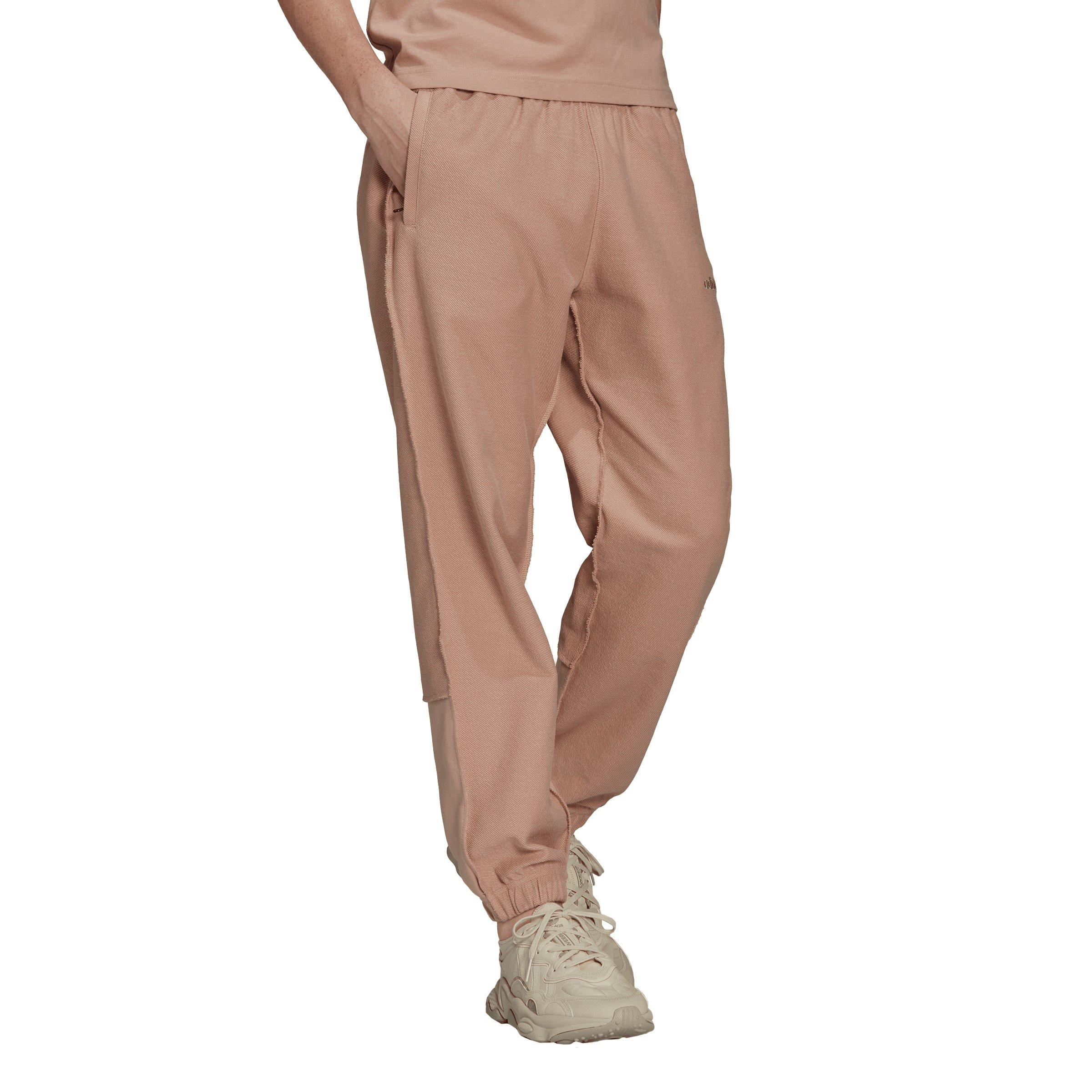 Ash Pearl - adidas Originals - Loopback Closed Hem Jersey Joggers - 4